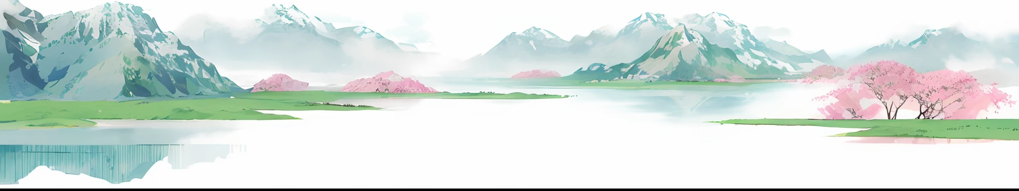 there is a picture of a painting of a mountain and a lake, vhs static overlay, bizzare landscape, eery dead swamp setting, ps1 game landscape, avatar landscape, gloomy landscape, hyper light drifter color pallet, bump map, 2 d depth map, depth map, texture map, background aerial battle, background hyper detailed, turbulent alien vivid landscape