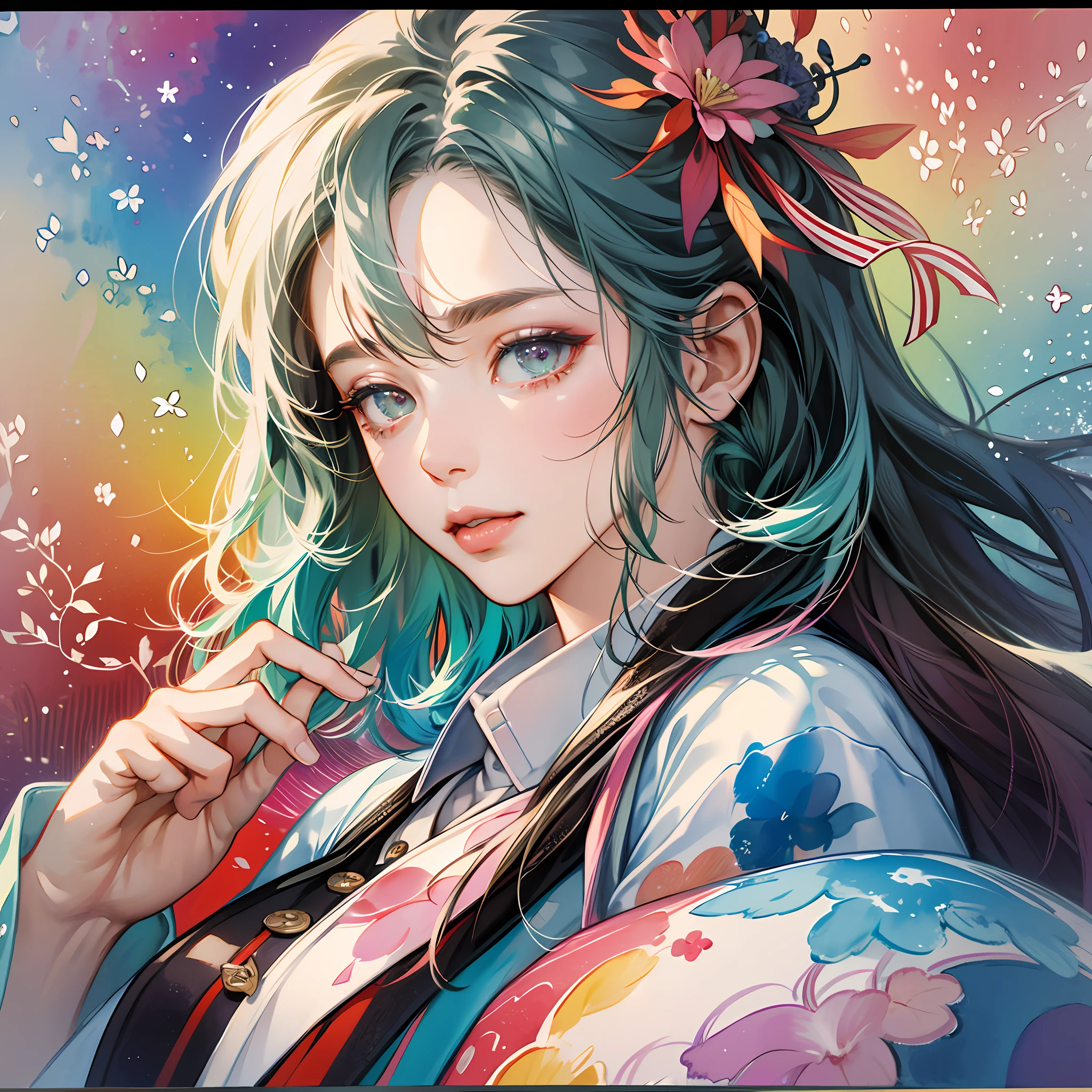solo,千仞雪,全身,黄头发,(masterpiece,topquality,bestquality,officialart,beautifulandaesthetic:1.2),(1girl:1.3),long hair,extremedetailed,colorful,highestdetailed,(watercolourpainting:1.3),opticalmixing,playfulpatterns,livelytexture,richcolors,uniquevisualeffect --auto --s2