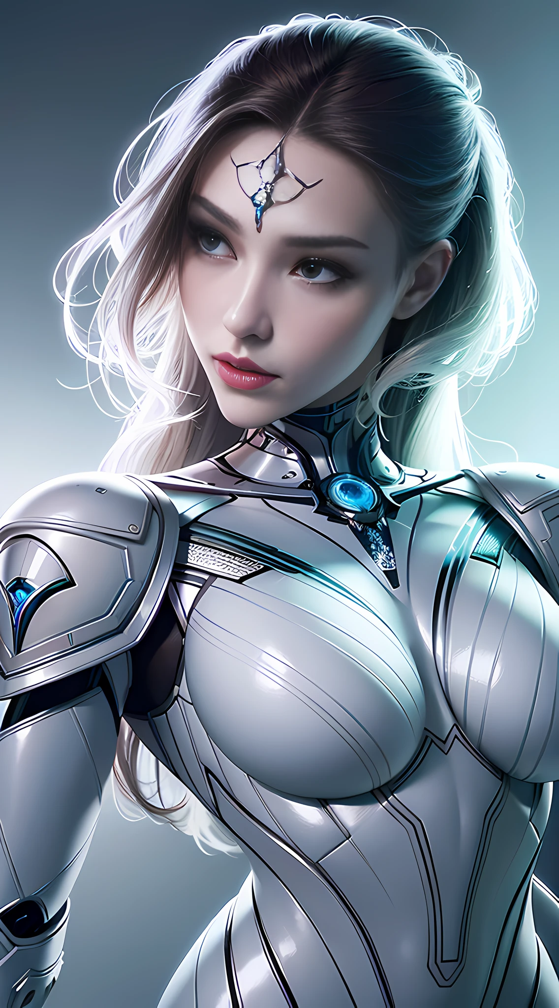 organic cyborg, white plastic, diffuse lighting, fantasy, intricate, elegant, highly detailed, realistic, realistic, digital painting, art station, illustration, concept art, smooth, sharp focus, art by John Collier and Albert Obright and Krenz Kusart and Artem Demura