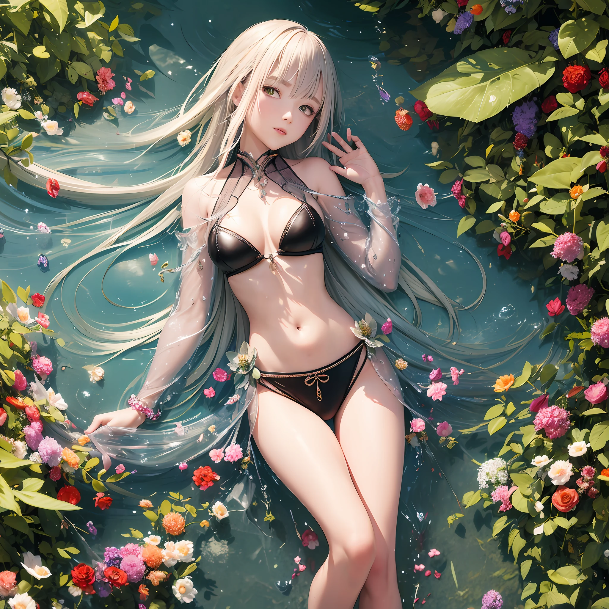 Master works, best picture quality, higher quality, high detail, long hair, 8k resolution, super high resolution, summer, ((bikini long hair beautiful girl)), ((sexy body)), feminine and colorful, surrounded by water droplets, melon seed face, willow leaf eyebrows, pure and cute playful, transparent belly pocket, 3D
Model: Portrait 2, CFG scale: 7, Hires upscale: 1.5 --auto --s2