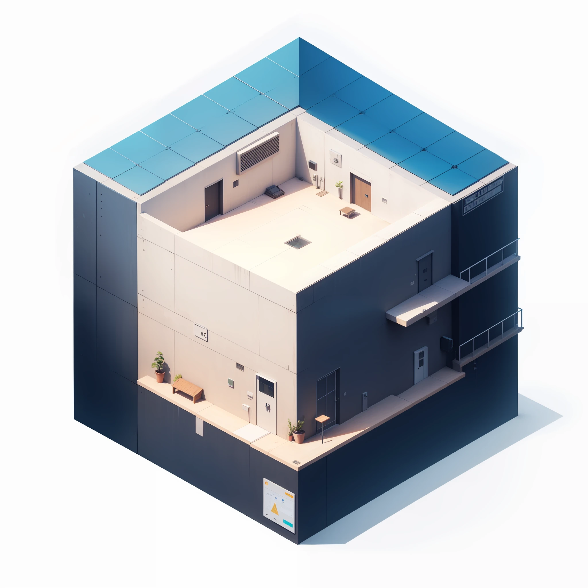 prison, High wall fence, pres, guard, prison cell, IoT command center, Monitoring system, Video intercom, Online shopping, Smart warehousing, blind box toy style, high detail, ray tracing, stereogram, three sided view, Op art, 8k, high details, high quality, 8k, masterpiece, ccurate, best quality --auto --s2