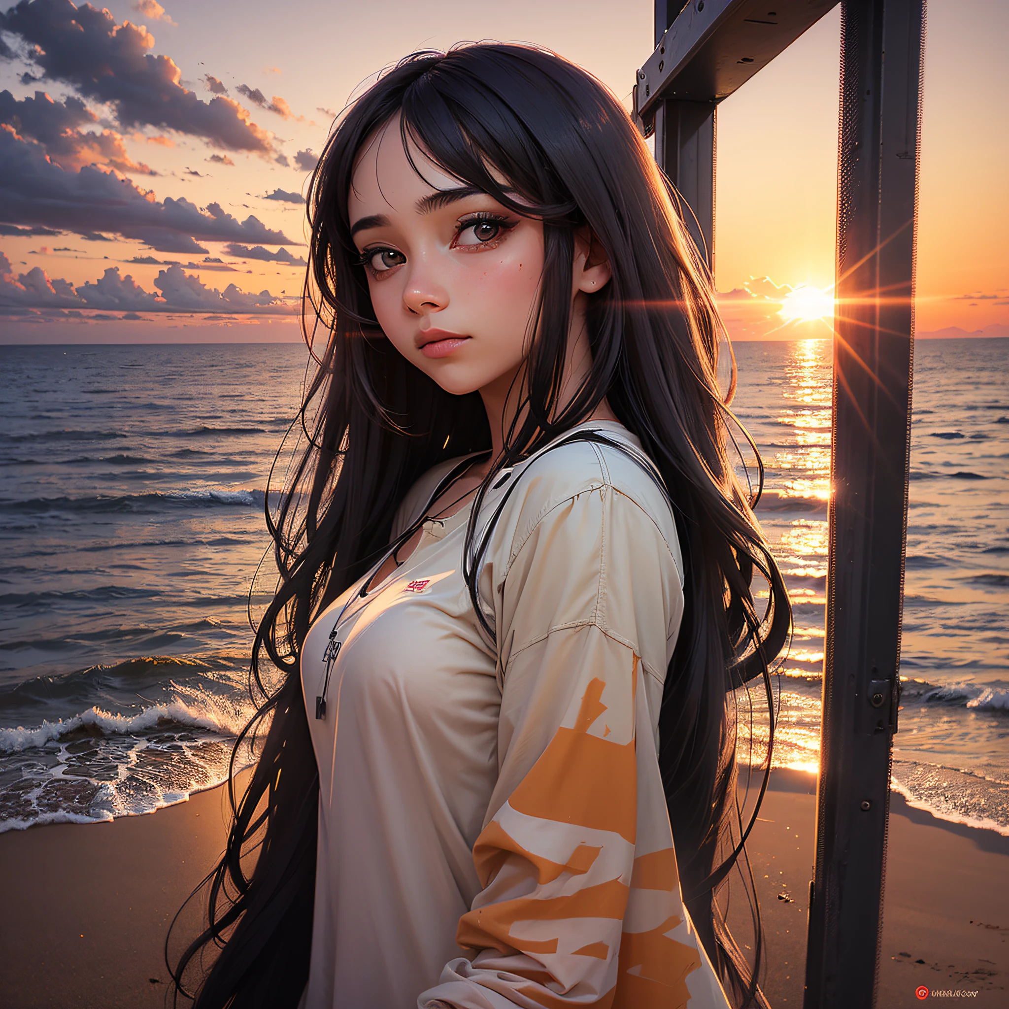Girl in the sunset, --auto --s2