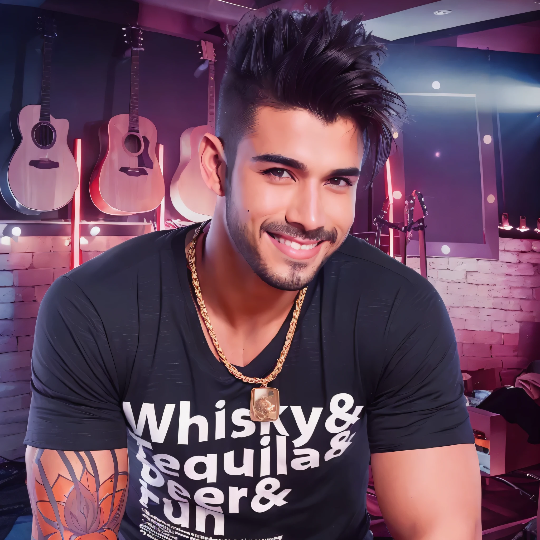 there is a man with a tattoo on his arm posing for a picture, caio santos, edu souza, danilo torres, michael vicente, perez fabian, victor maristane, andres rios, joseph moncada, luis melo, daniel mirante, julian calle, inspired by Randy Vargas, christian orrillo, inspired by Nathan Oliveira, beautiful man, handsome man