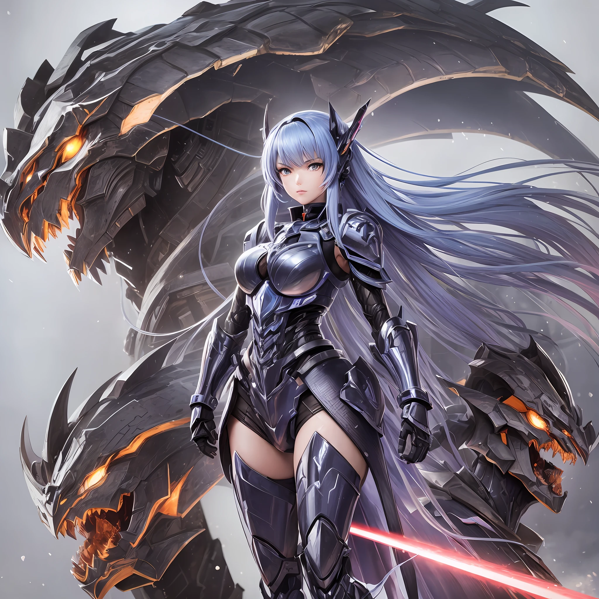 Close up portrait of a person in costume with a sword, cyber japan style armor, cyber japan armor, guyver style, girl in armor, monster hunter armor, full body mecha suit, perfect anime cyborg woman, cyborg noble woman, mecha cyber armor girl, detailed full body concept, female armor, anime character. Full Body Art --auto --s2