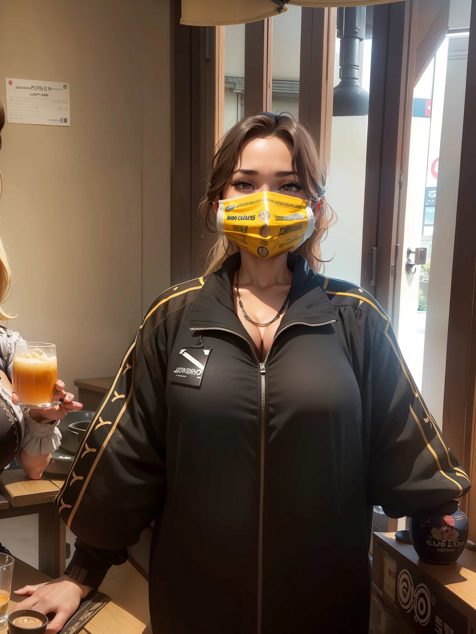 Woman on the left so big breasts,K cup,half Japan and half Italian, woman on right beautiful bust J-Cup,Japan and Caribbean and Cuban quarter,piercings, (photoreal: 1.3), NFSW, ultra detailed, (high detail skin: 1.2), (top quality: 1.0), (ultra high definition: 1.0)