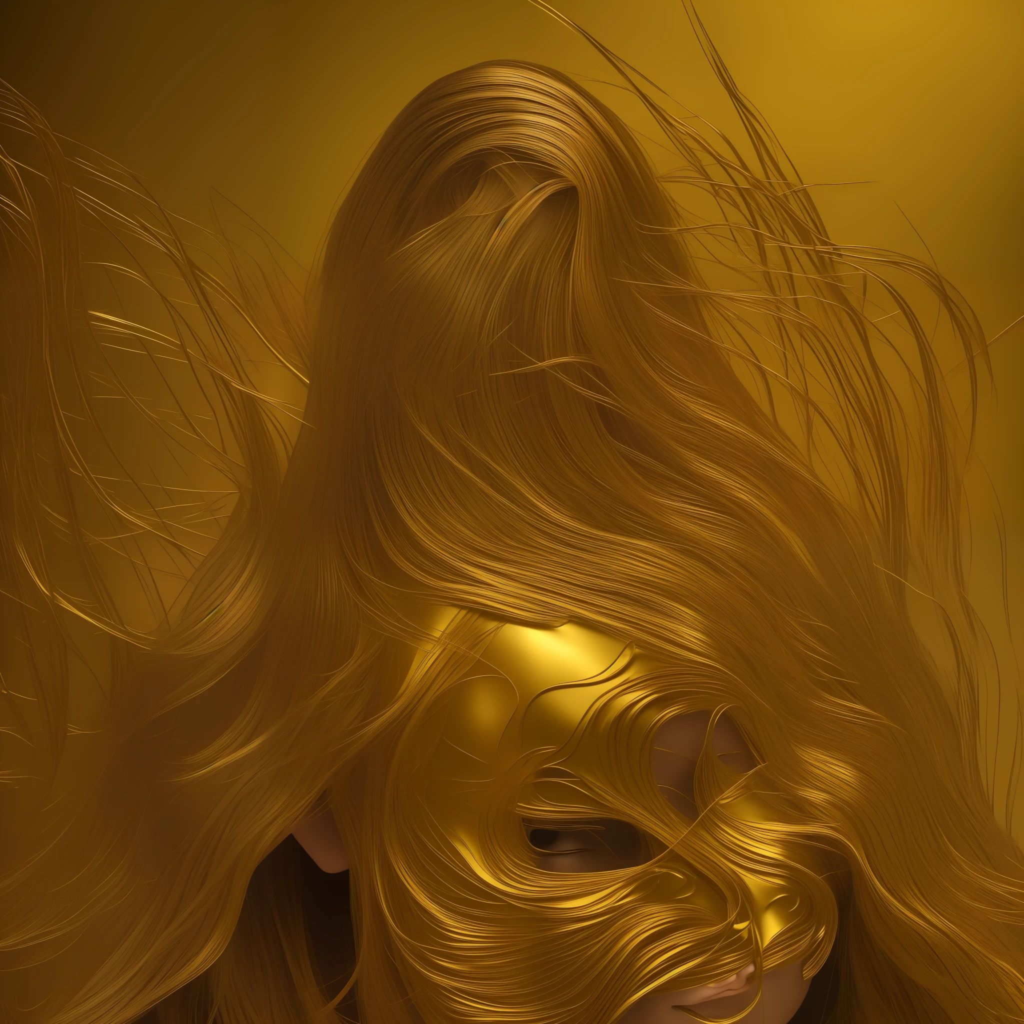 (masterpiece), (best quality: 1.4) golden mask, woman tears, golden tears, dark atmosphere, art, masterpiece, ultra-detailed, album cover award-winning, masterpiece, 8k, high resolution, highest texture, --v6