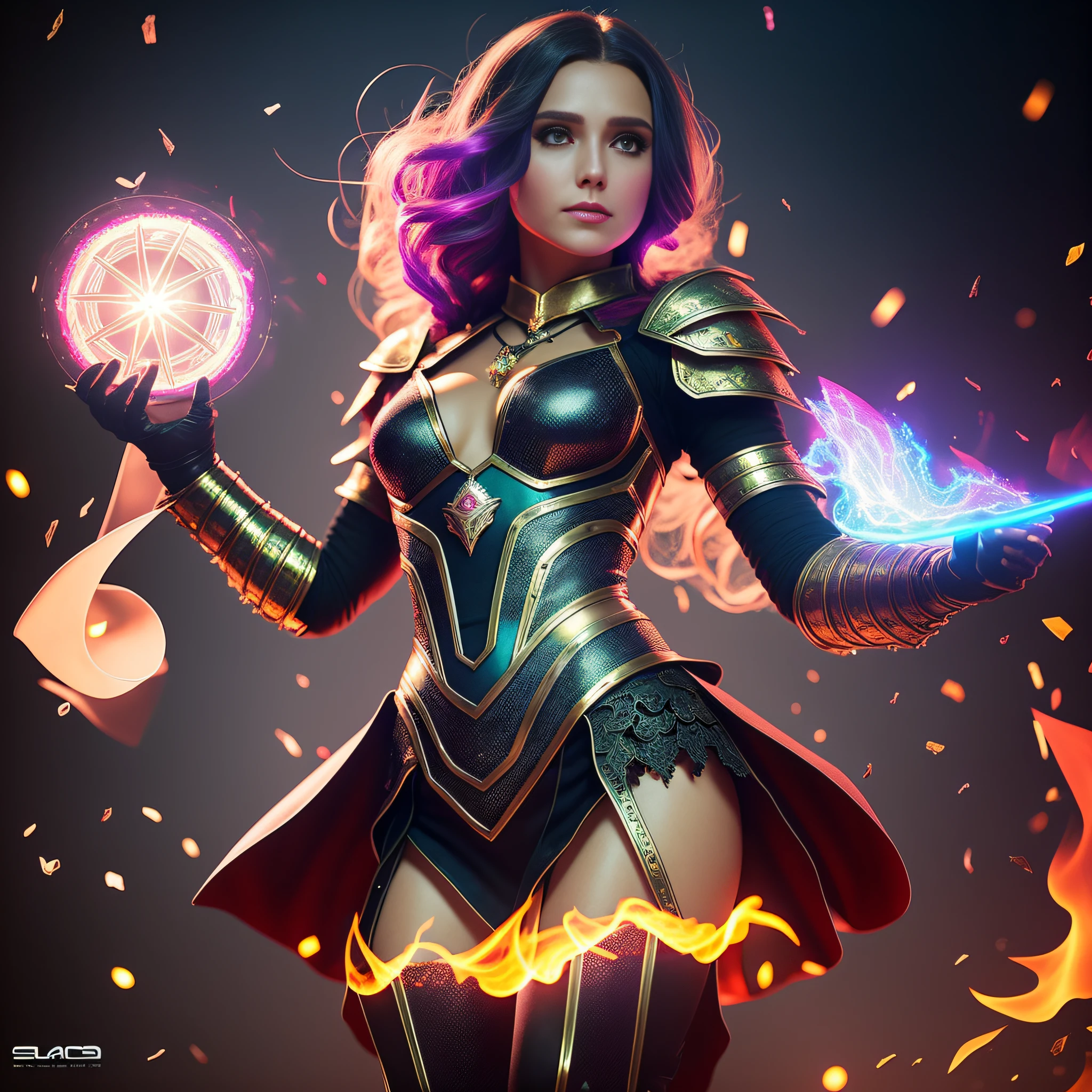 Magic metal robot female dominated varied angle below-close near a Will-o'-the-wisp full-plated-armor-massive chaos dark dark evening Pro-photorealism lights sun illumination luminescence depth optimal resolution perfection ultra precise maximum Lightning contrast global illumination cgi vfx sfx sfx reflex ultra detail Octane rendered extremes enhanced graduated UHD XT3 16K DSLR HDR UnrealEngine5 romm rgb pbr 3dcg fxaa blu-ray color-coded backlighting anti-aliasing fkaa txaa rtx ssao opengl-shaders glsl-shaders post-processing post-production cell-shading tone-mapping equirectangular 360 meticulously entangled a magical wizard burning fire incandescent embers calciferous hearth "the travelling castle" cremations heart A necromancer Dark style Vampire Tourmaline 16k "Wanda Maximoff" Elizabeth Olsen 32years muscular symmetrical body heavily dressed Cosplay 16K "Scarlet Witch" turquoise ultra-beautiful eyes lazuli delicate soft face glowing effect tyndall mouth Open teeth smile (detailed high skin: 1.3) Bokeh absurd 16k short hairstyle suave seductive dramatic bridaldress shoulders lace white shirt sleeves white lace best ratio four fingers and an inch Magic hands: 1.3 clavicles papillotes silk satin felt seam strange corsait navel skirt loose swinging spinel thick leather thighs covered garters revealing legs boots solid bulky fur black abundant short Indigo thick underwear imposing fullbodye heart armor "Heavy Metal" metallic 16k magic covered flat opal bands copper chainmail chrome ruby throne occult Crystalline 16k War submit devastated temple Lava-window-dazzling strike multishoot-plasmalight ruin 16K Guweiz and James Jean by tattoo CGSCOSITY, etc.