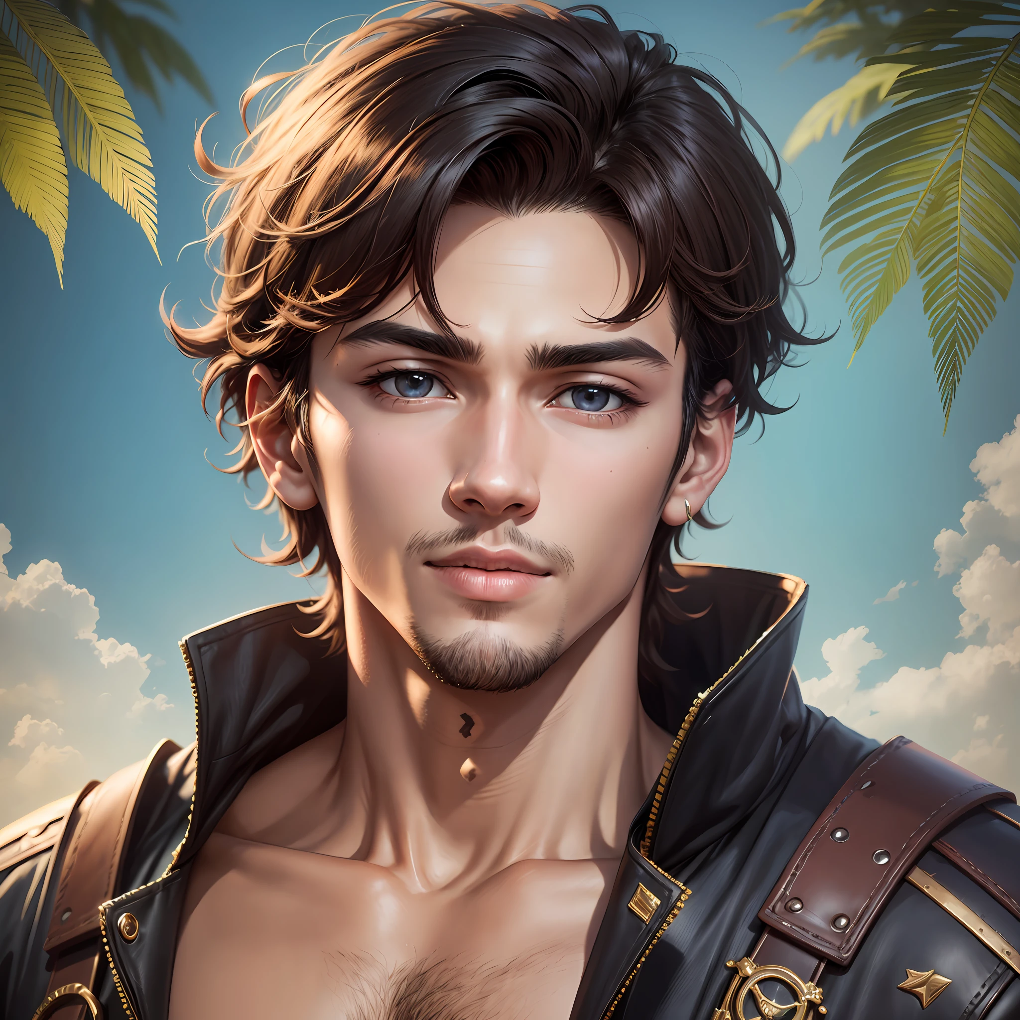 Outstanding, high quality, 4k, handsome boy, sunny, avatar, --auto --s2