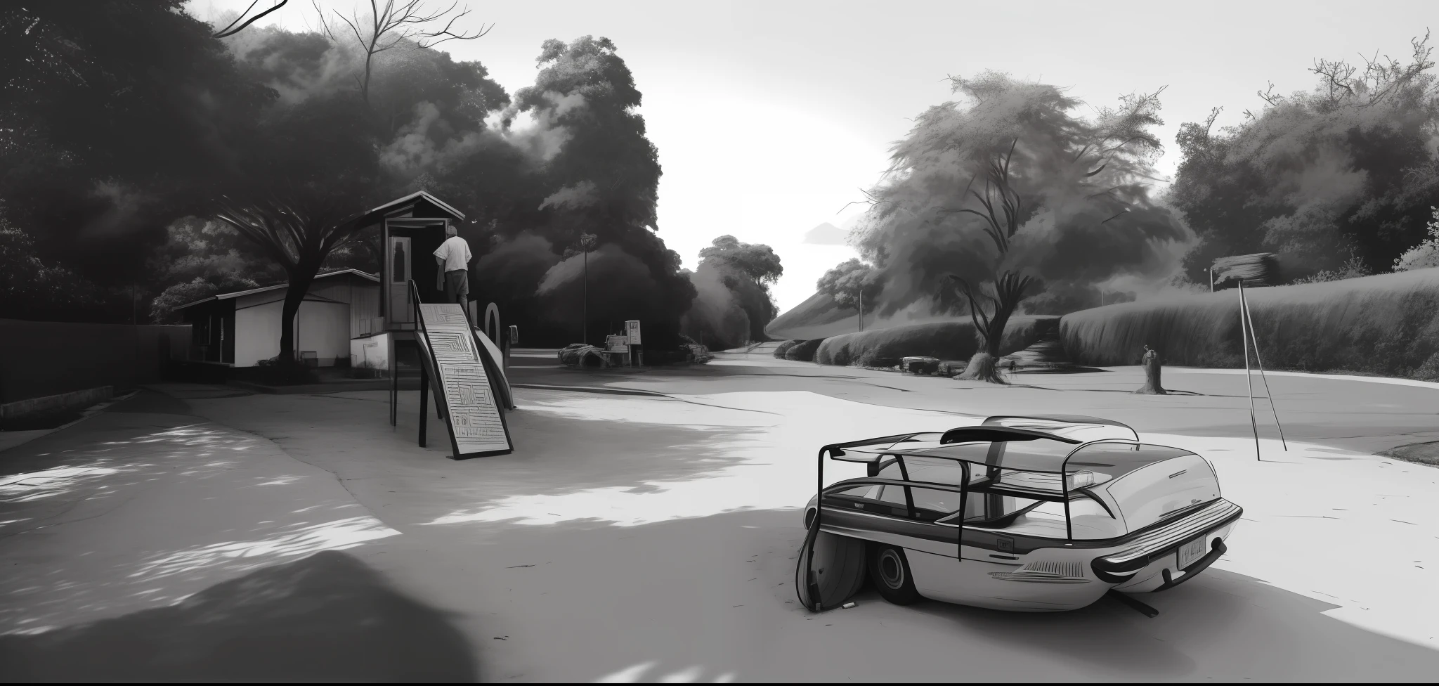 Artistic masterpieces, top quality, illustrations, black and white sketches
