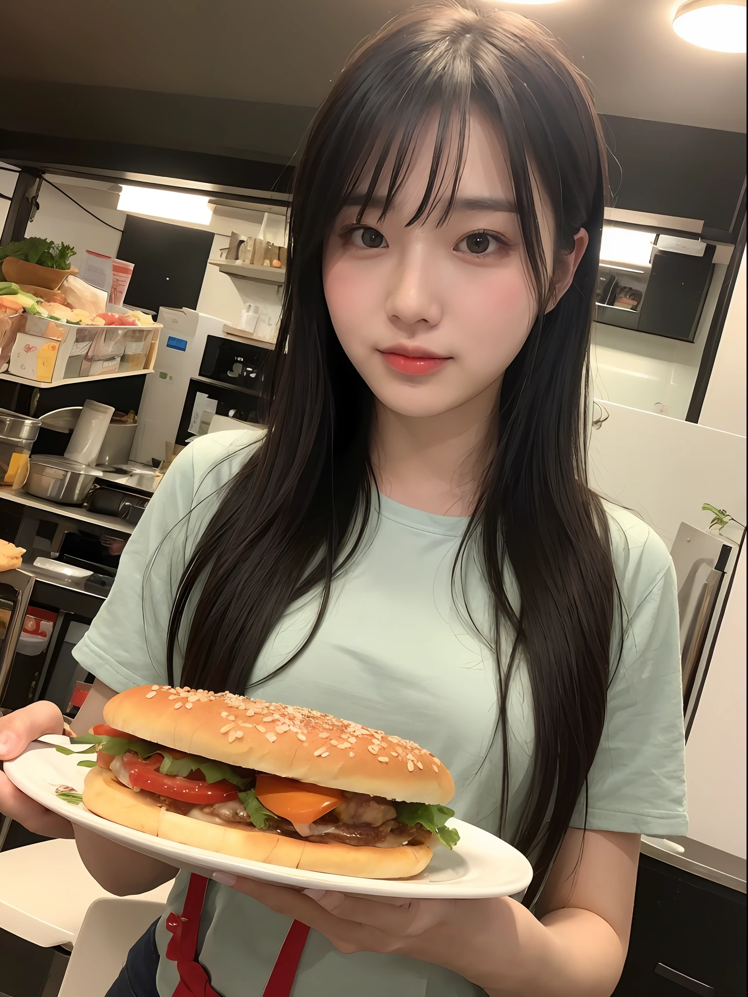 Food live streamer