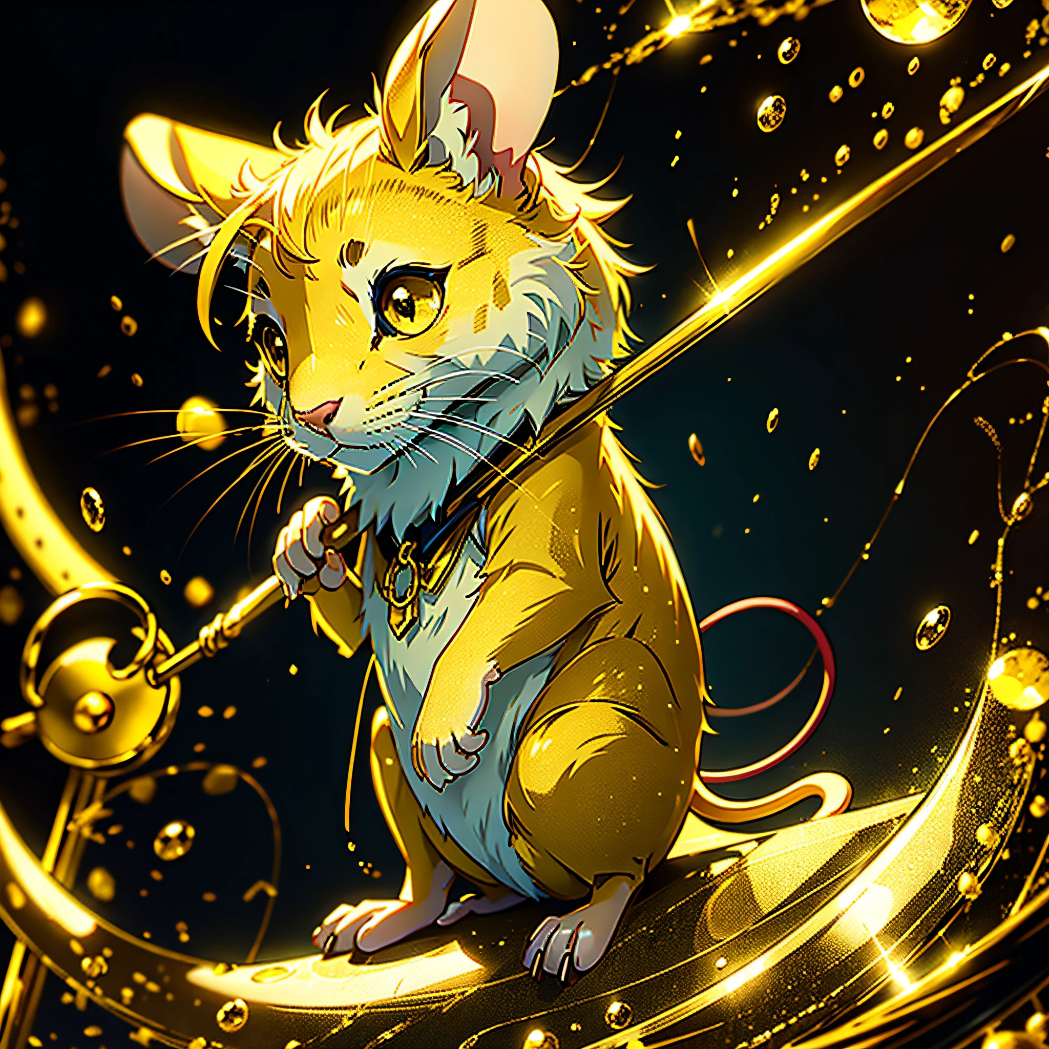 A golden mouse
