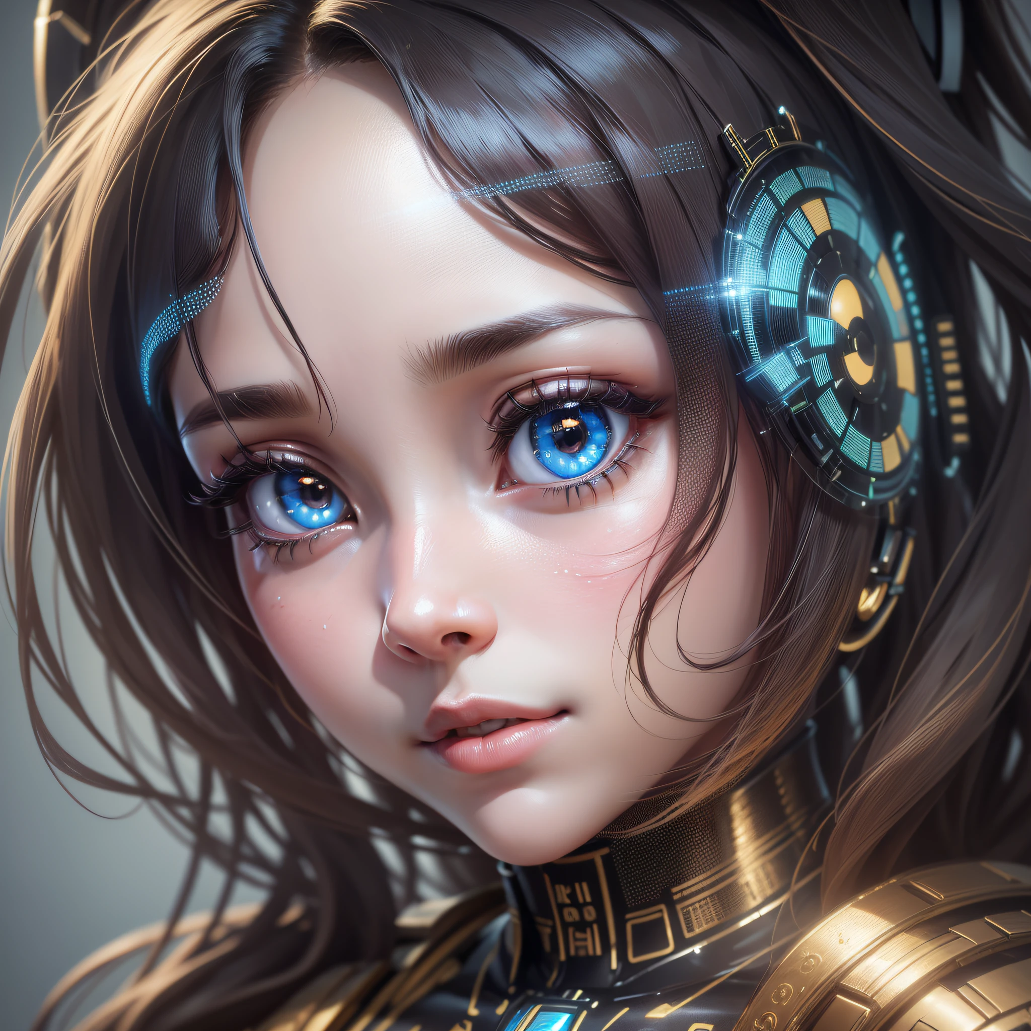 highest quality potrait of artifical intelligence (AI) , (8K, extremely detailed, flawless world, perfection)