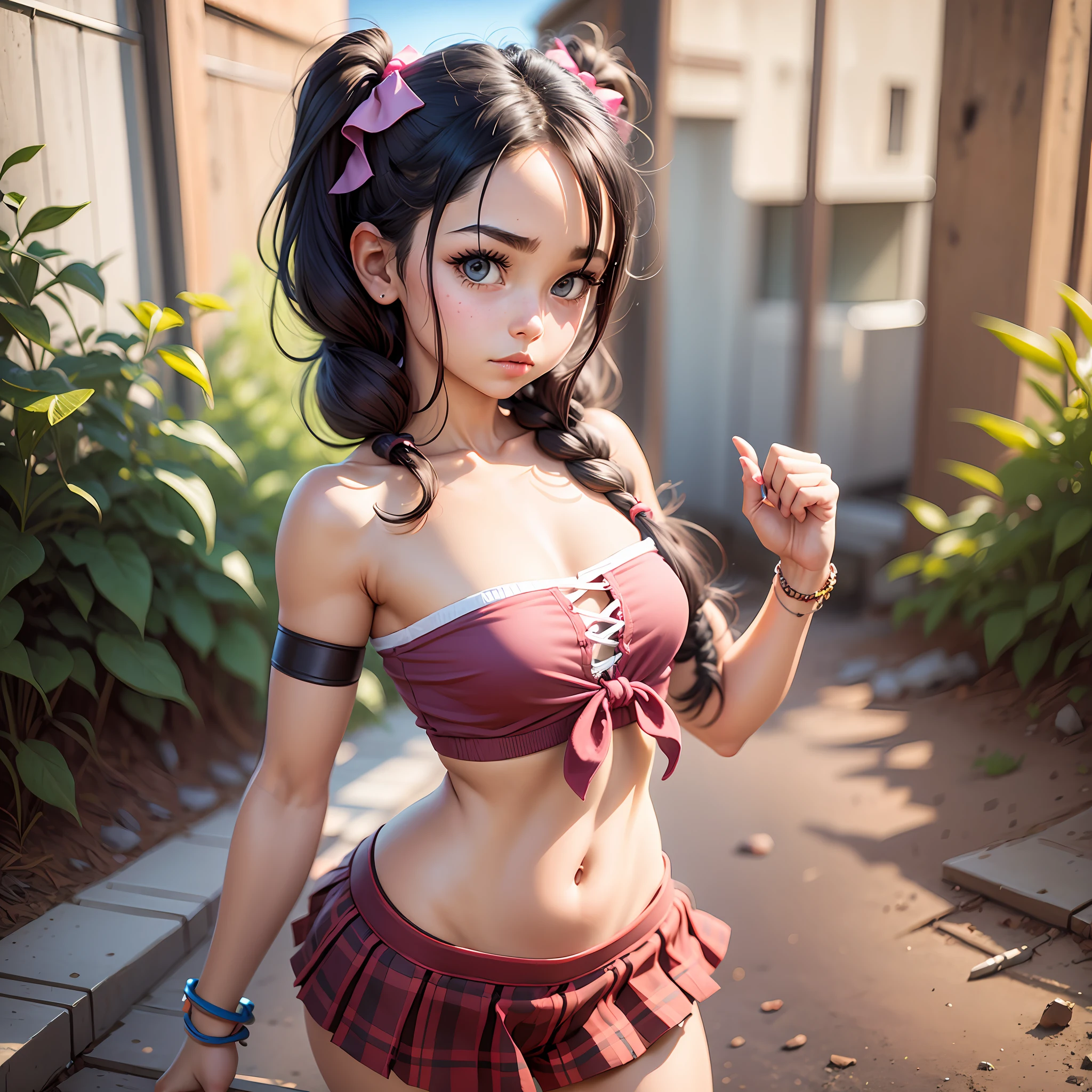 Grown up Vanellope von Schweetz, bandeau, miniskirt --auto --s2