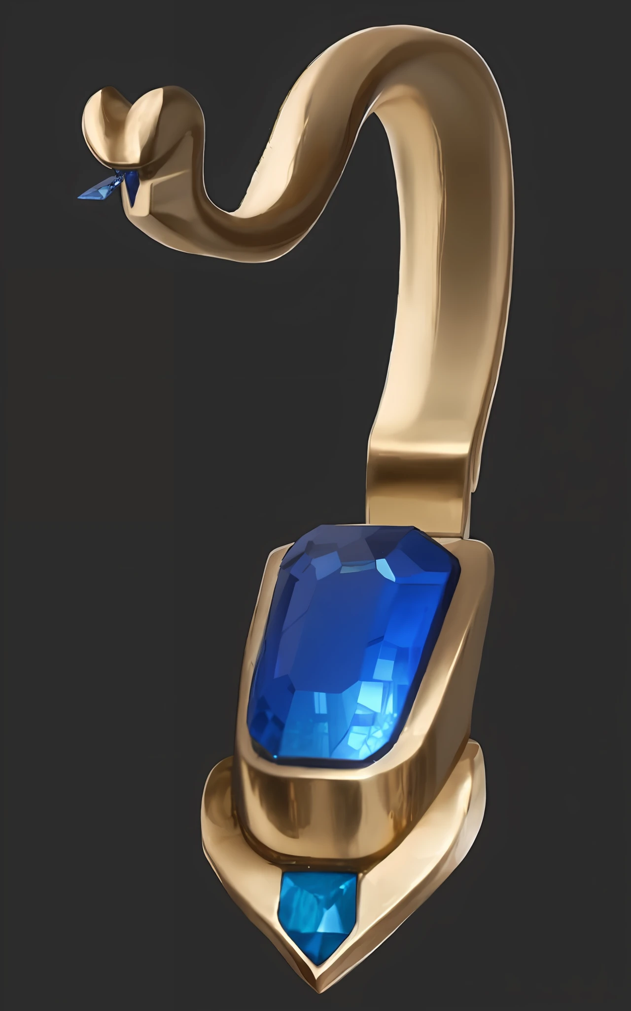 sapphire headdress, forehead jewelry, headdress, gorgeous headdress, headdress, headdress, gold ornament, surrealism, metallic texture, very detailed, very high-definition, well-structured, hyperrealistic gold jewelry, surrealism, metallic texture, very detailed, very high-definition, well-structured, hyperreal, metal snake head, metal snake