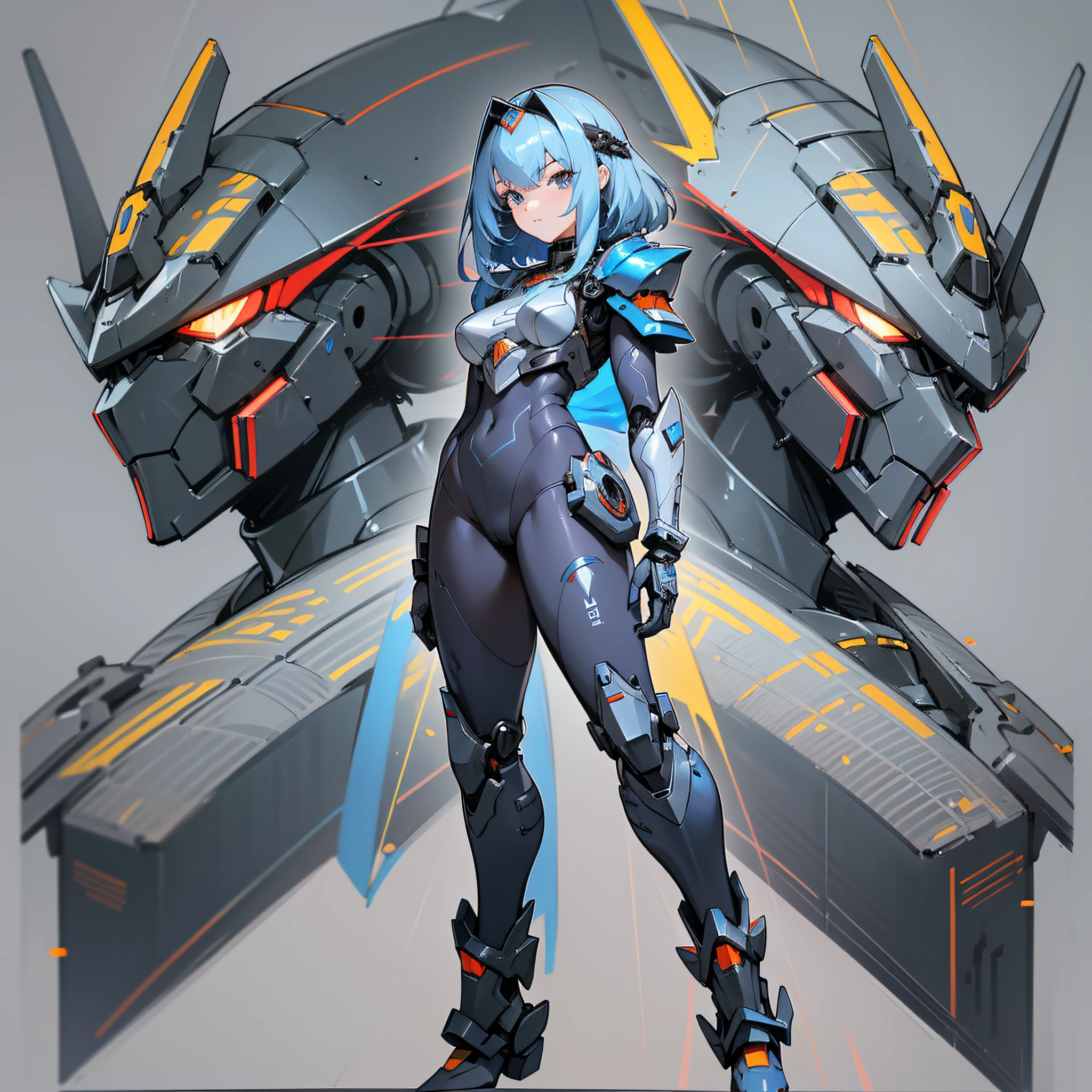 Black paint, close-up portrait of a person in costume with a sword, cyber japan style armor, cyber japan armor, guyver style, girl in armor, monster hunter armor, full body mecha suit, perfect anime cyborg woman, cyborg noble woman, mecha cyber armor girl, detailed full body concept, female armor, anime character. Full Body Art --auto --s2