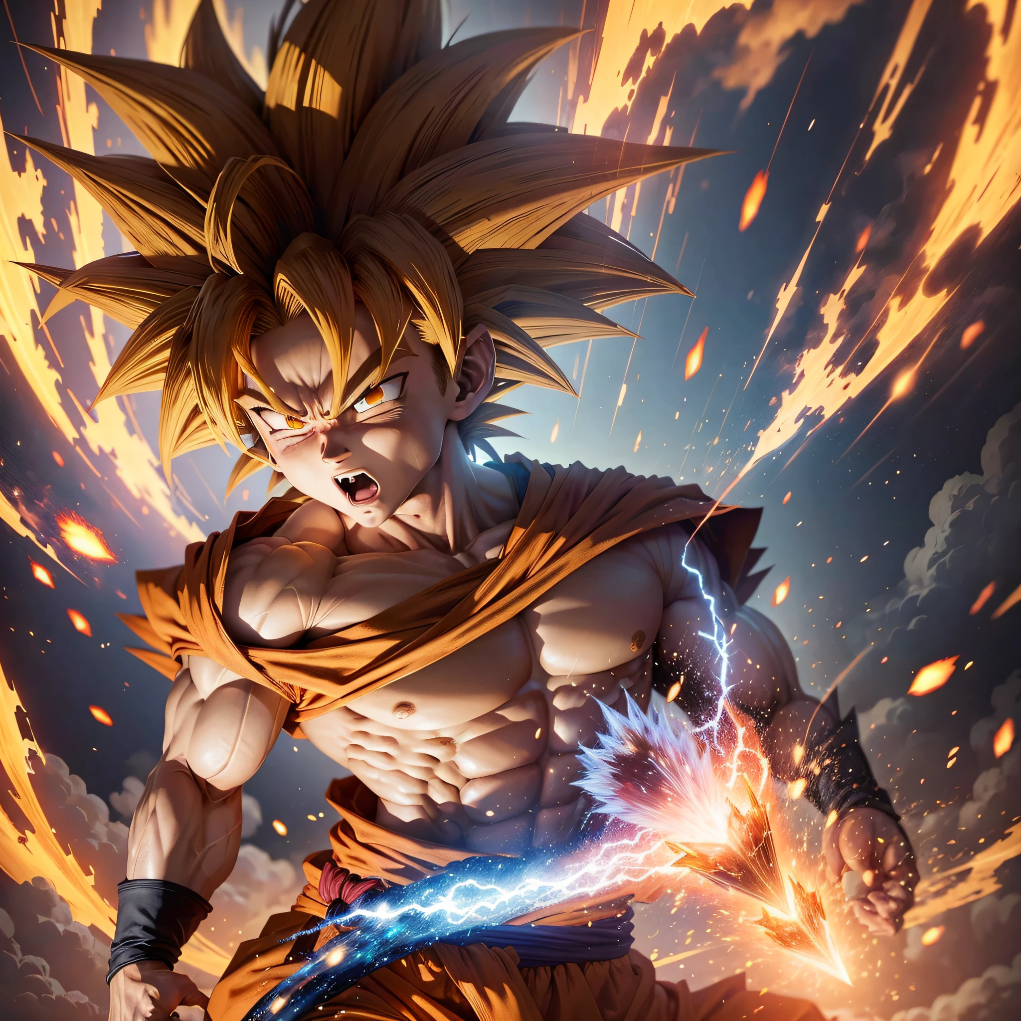 Goku Super Sayain God --auto --s2