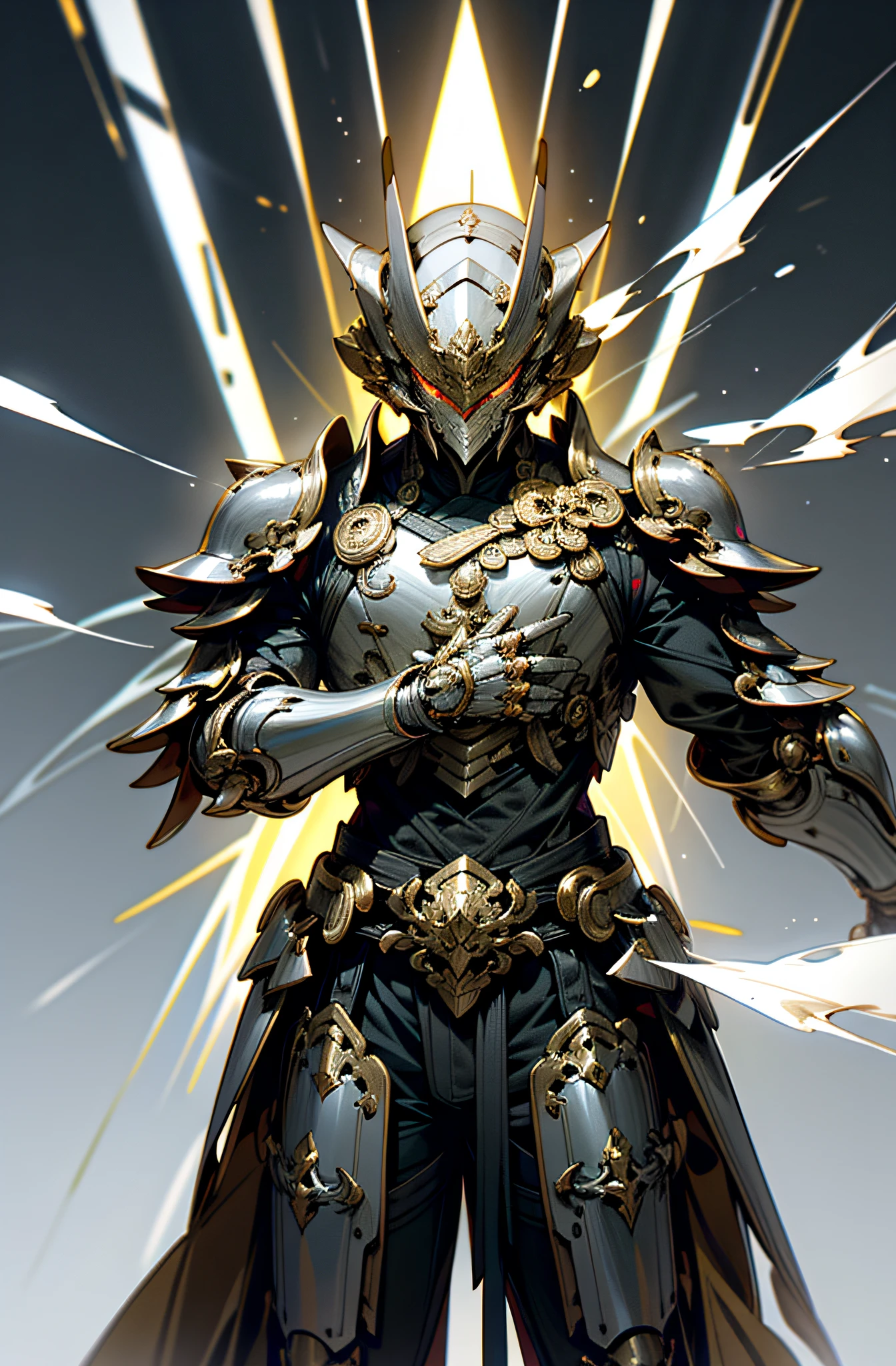 A strange energy fluctuation flowed through Lu Yuan's body. Then it converged on the chest, communicating the core of the armor. The golden light flashed, hovering and intertwining on Lu Yuan's body, and then converged on the surface of the body and condensed into the pattern of armor, and Lu Yuan's vision was wrapped in a layer of red transparent material armor. The armor clings to the body, like a second layer of skin, protecting your body. Looking at the appearance of the golden armor standing in the mirror, the armor flashed with cold light like a sharp blade, which was daunting. The thickness of the armor was not the same as he felt, and Lu Yuan felt that the armor was like a layer of soft armor that fit his body, allowing his movements to be unhindered. But in fact, from the outside, the armor is thicker, which makes the whole person's body look much wider. The armor on the chest is carved with patterns, which are both fine and strong. The golden streamers of the core of the armor inlaid on the chest show mysterious colors.