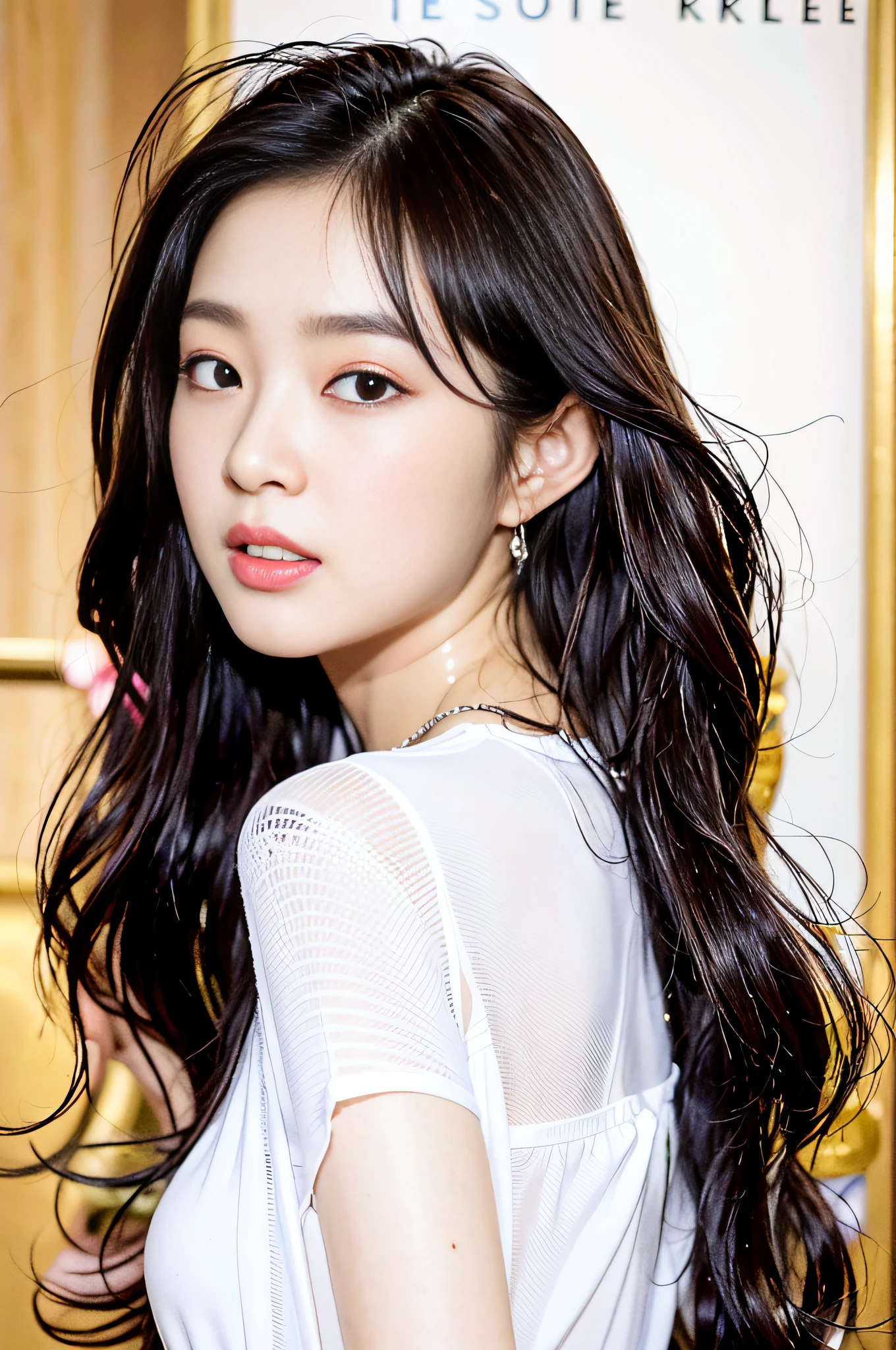 Arapei asian woman with long black hair and white blouse, in Yeonnam, gorgeous young korean woman, Lee Ji-eun, Lee Ji-eun, beautiful Korean young woman, Hwang Se-an, Gongbi, beautiful Korean woman, actress from Korea, cute Korean actress, Choi Hyun-hwa, Dila Badil Murat, Luji, full body photo
