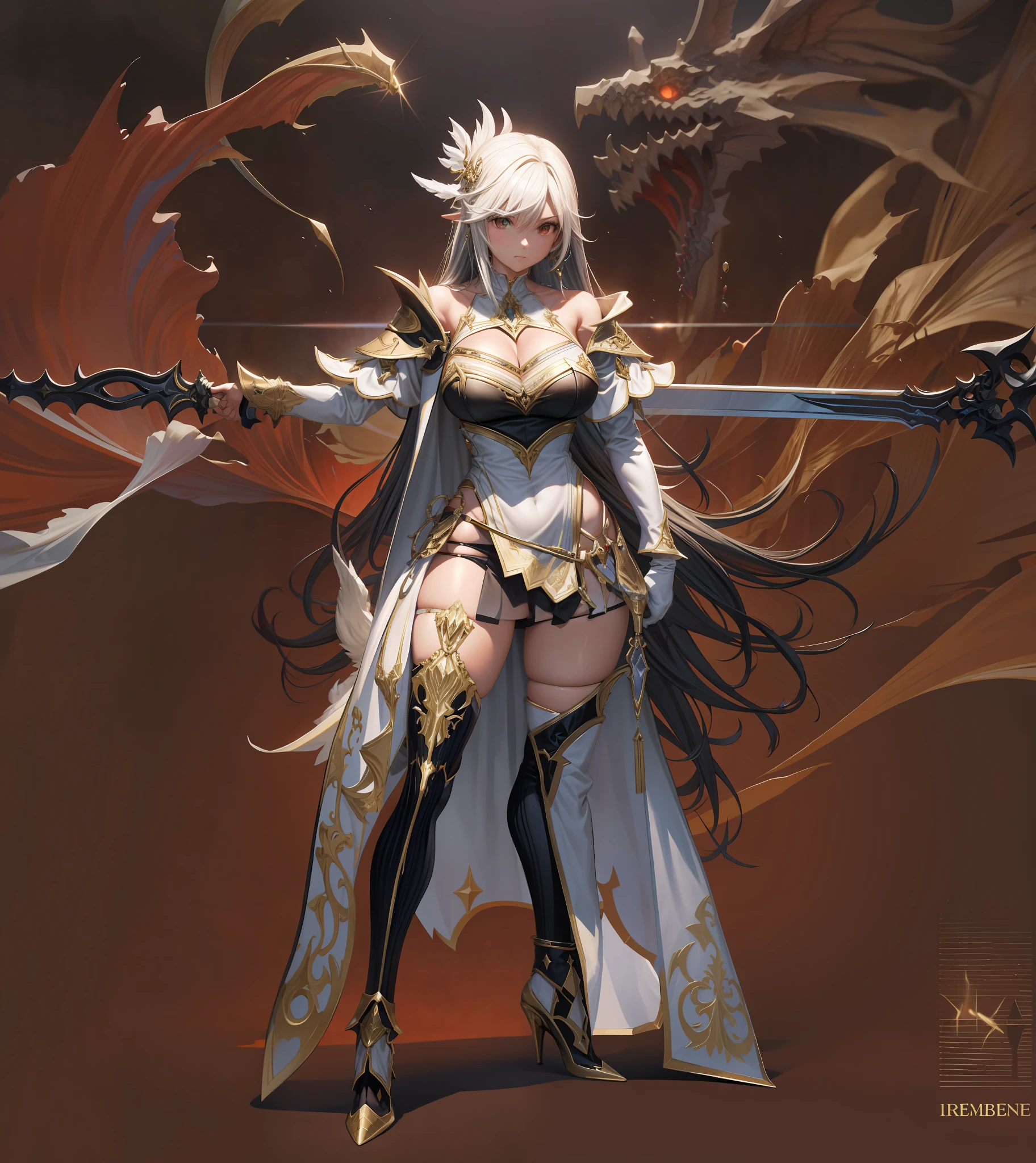 big breasts, high quality, high heels, panty and thighs, long hair, visible through the thighs, masterpiece, earrings, standing, 1girl, miniskirt, stockin_white, nude, full body, hentai key plan,
Final Fantasy XIV, solo, highres,, red, close-up, zoom cape, , fighting stance, simple background, breasts, visible through thighs, white mage,,staff_ice,throwing an echizo,
