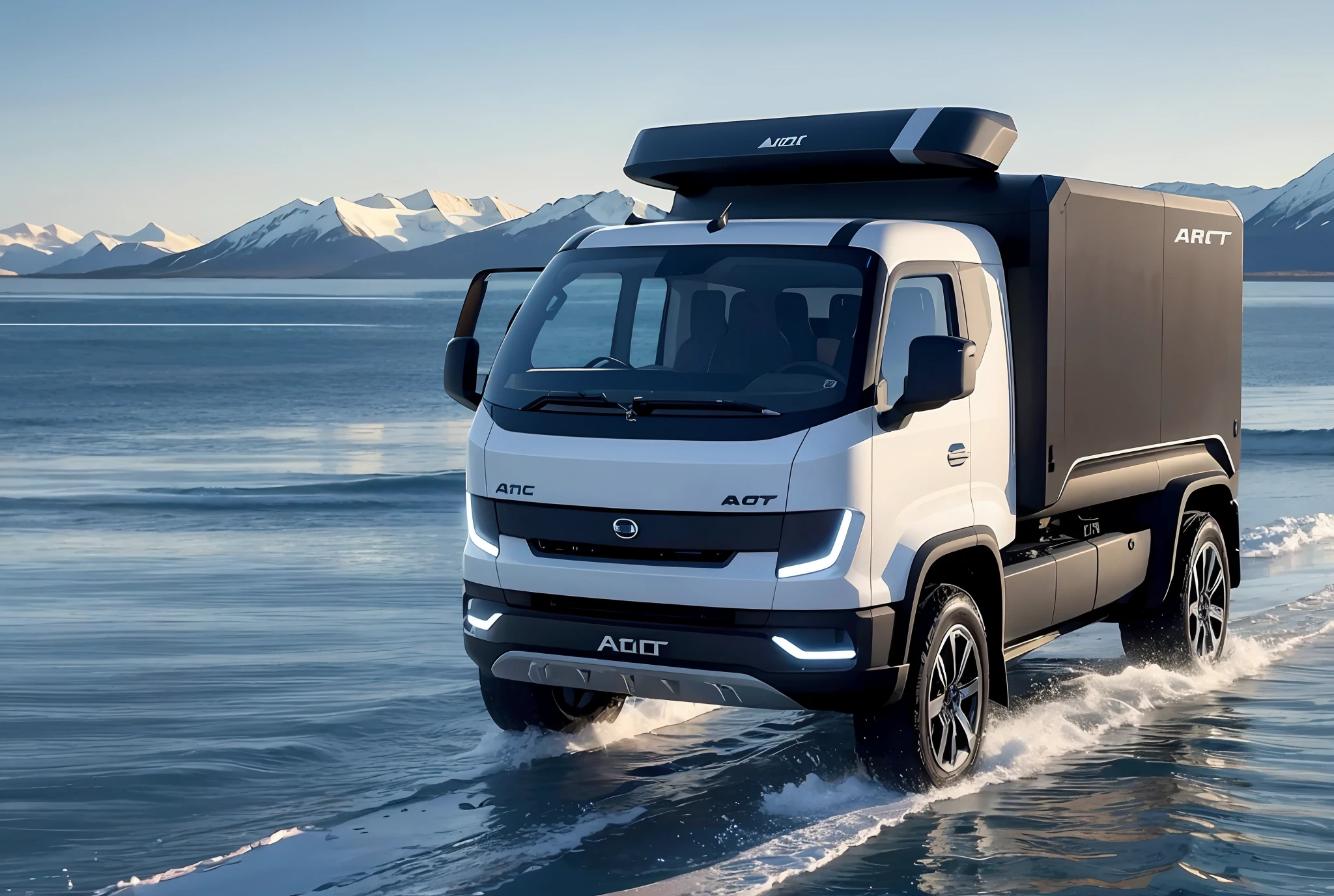 Arctic, a concept truck, unmanned.