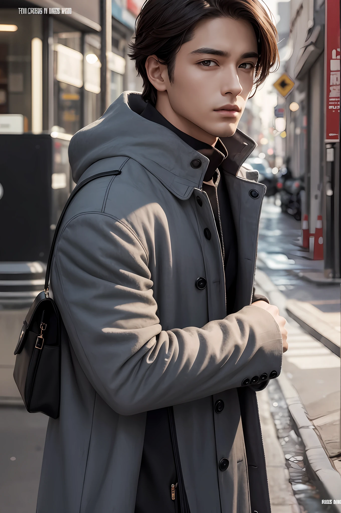 The cover of a men's fashion magazine --auto --s2