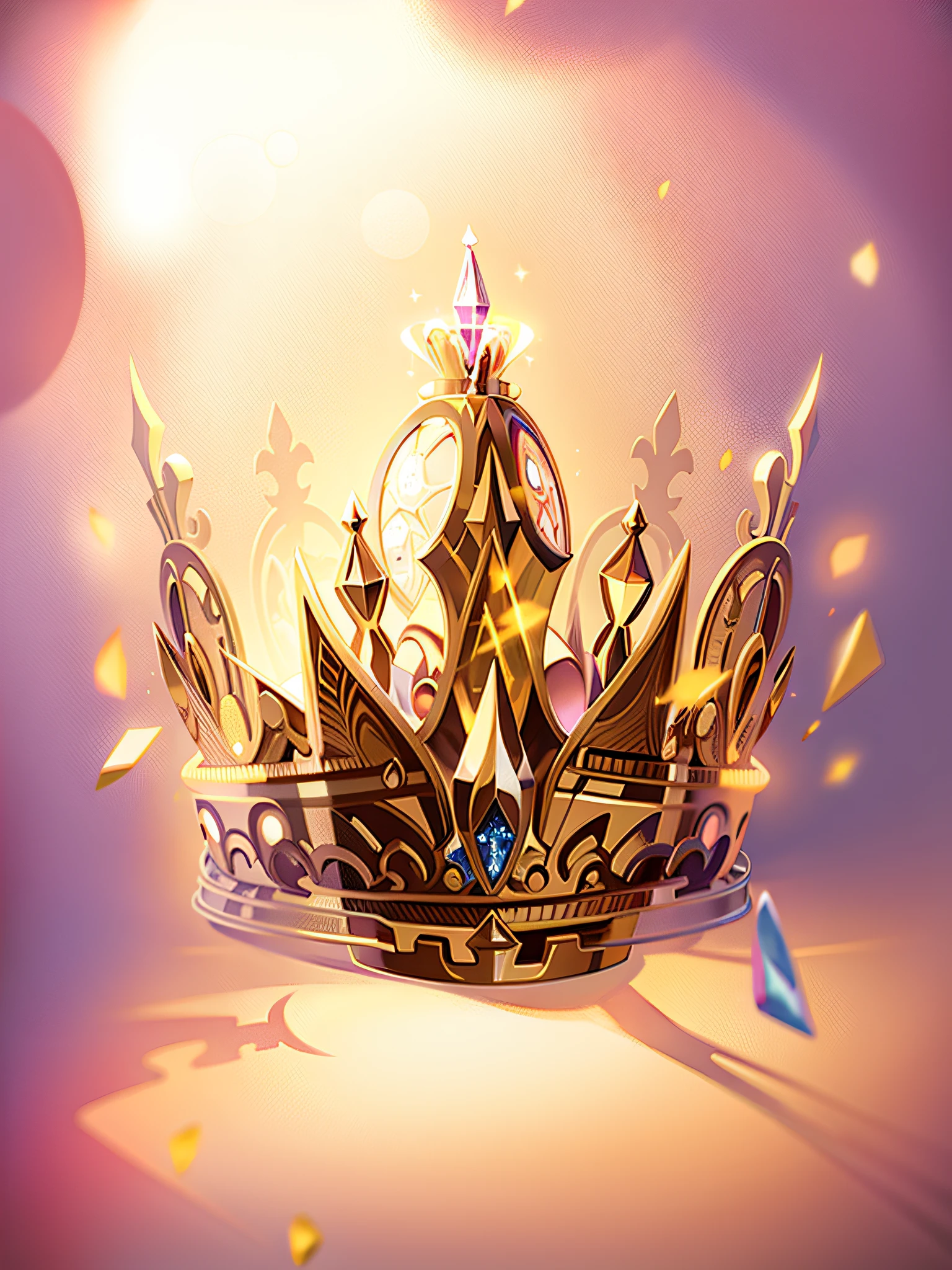 8k, (crown close-up), positive perspective!! , with a crown with diamonds on a white background, diamond wings!! , super realistic fantasy crown, golden crown, white laser crown, golden flower crown, floating crown, (ray tracing), (clean background)), crown, flower crown, crown, giant diamond crown, golden tiara, amazing flower crown, diamond crown --auto --s2