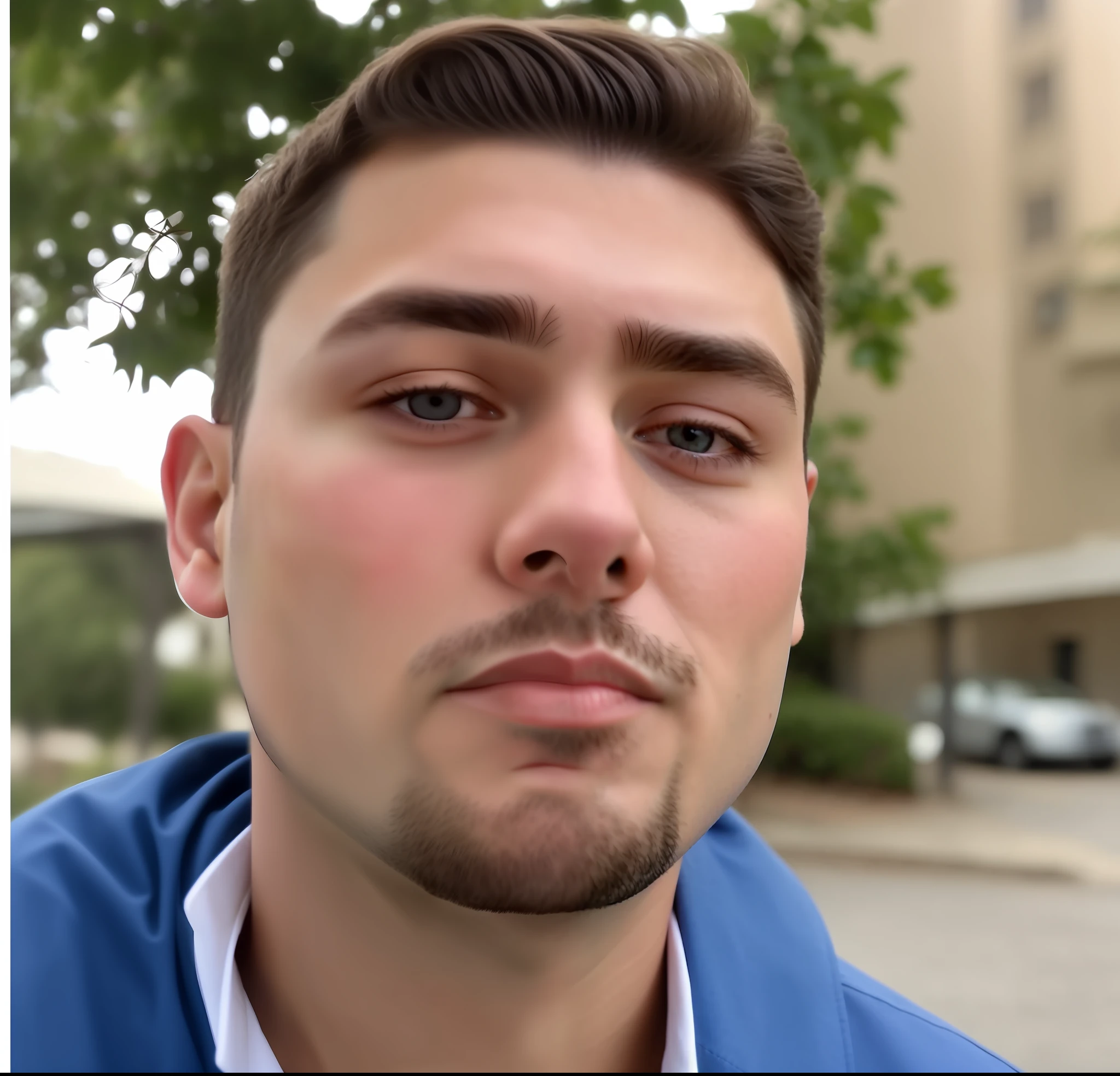 Soft face, beardless, young man