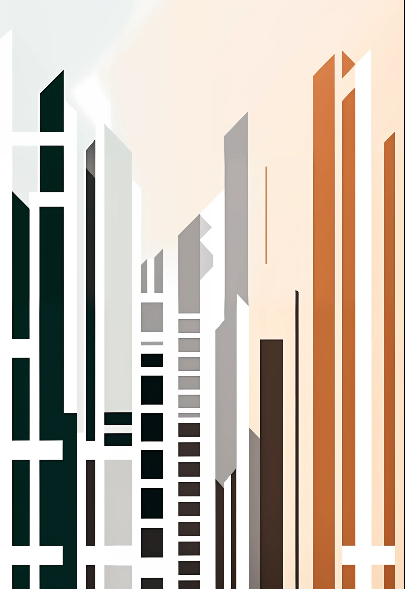 A series of posters, fresh, grayish tones, Morandi tones, high-quality pictures, dotted line surface form