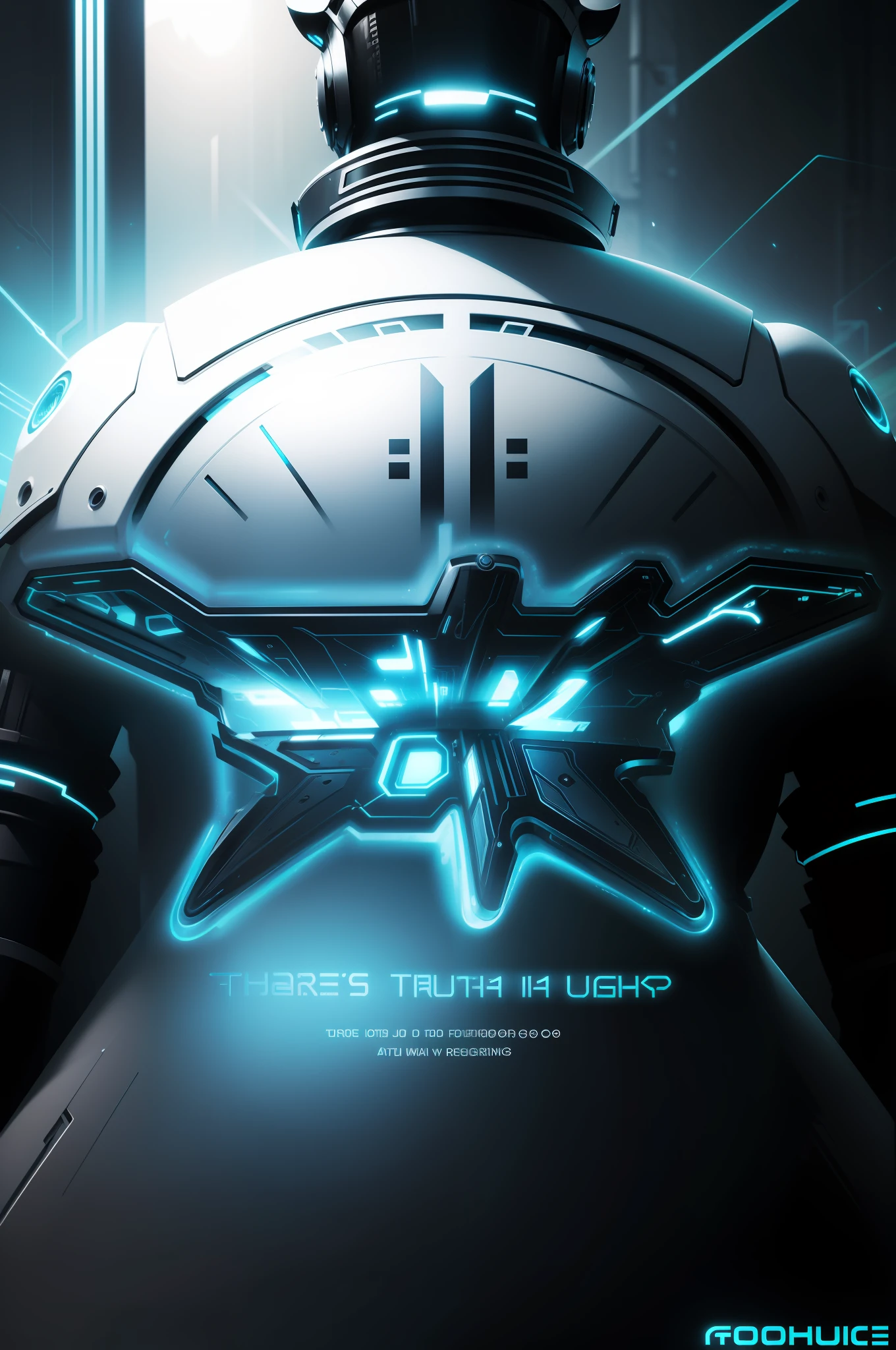 futuristic technology font futuristic tiger, --auto --s2
