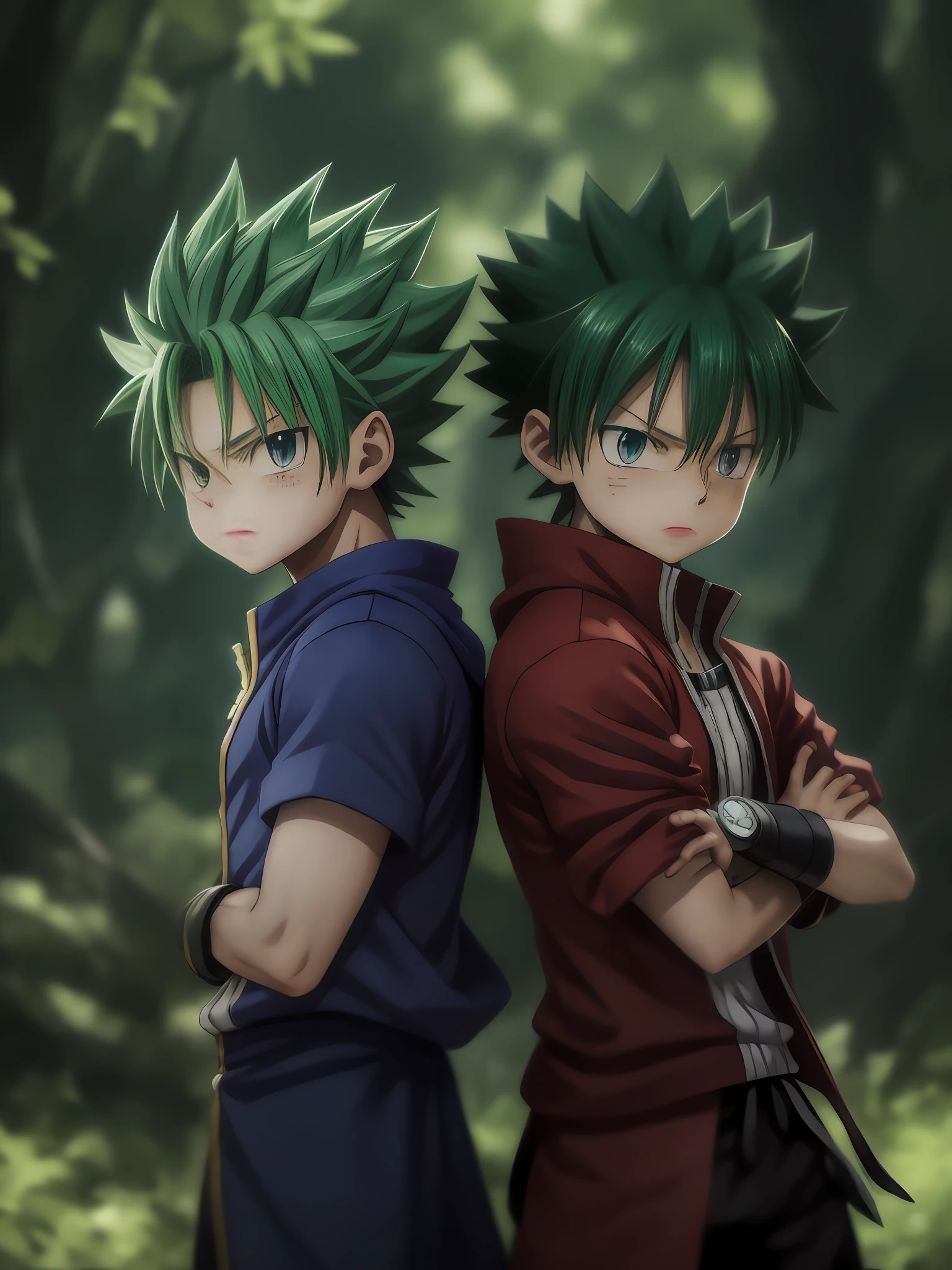 Gon Freecss (Hunter x Hunter) and Natsu Dragneel (Fairy Tail) bring their youthful energy and determination to every battle. With Gon's determination to find his father and Natsu's unwavering loyalty to his guild, they showcase the power of friendship and never giving up.