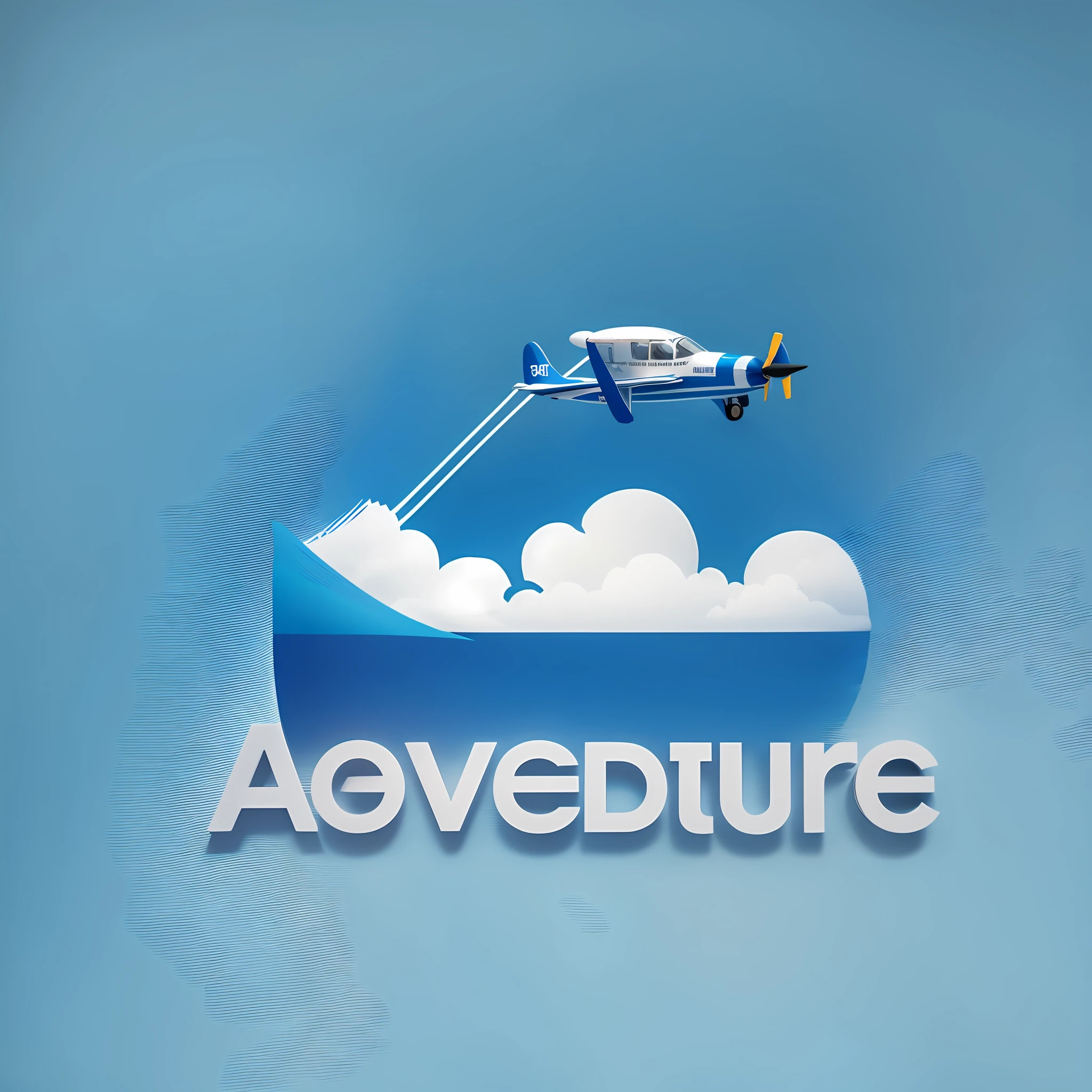Design a LOGO, the main color of the logo is bright blue, representing the openness and freedom of the sea, sky and travel. On a blue background, "TravelGo" is displayed in white font, the font style is simple and easy to identify. In the middle of the letter "O", a small airplane icon represents the concept of travel, travel and adventure, forming a simple but powerful visual effect while expressing the main functions of the travel app. The whole logo is simple and clear, in line with the modern and pragmatic design style. Turn into an app icon and remove the English language from the picture --auto --s2