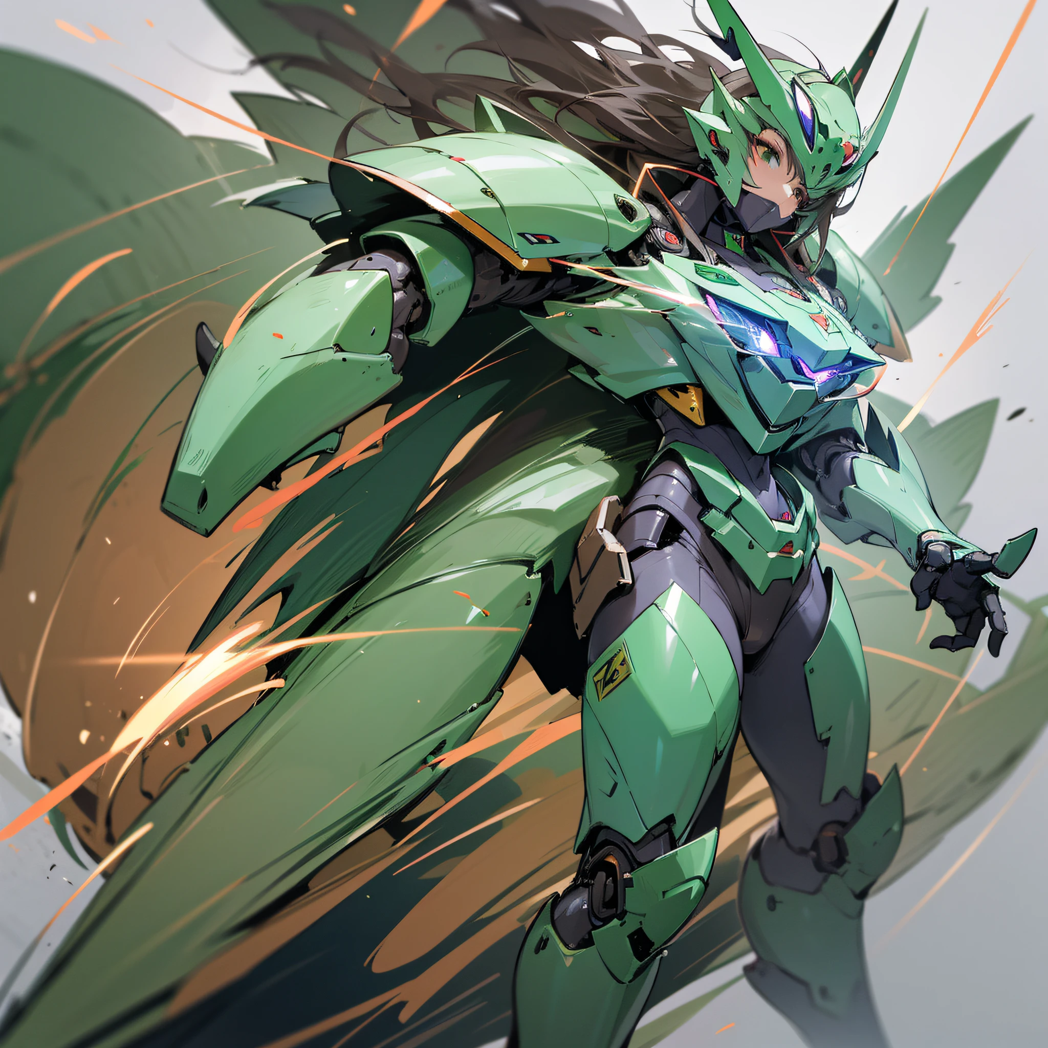 Green and red paint, close-up portrait of a person in costume holding a sword, armor imitating insects, cyber japan style armor, cyber japan armor, guyver style, armor girl, monster hunter armor, full body mecha suit, perfect anime cyborg woman, cyborg noble woman, mecha cyber armor girl, detailed full body concept, female armor, anime character. Full Body Art --auto --s2