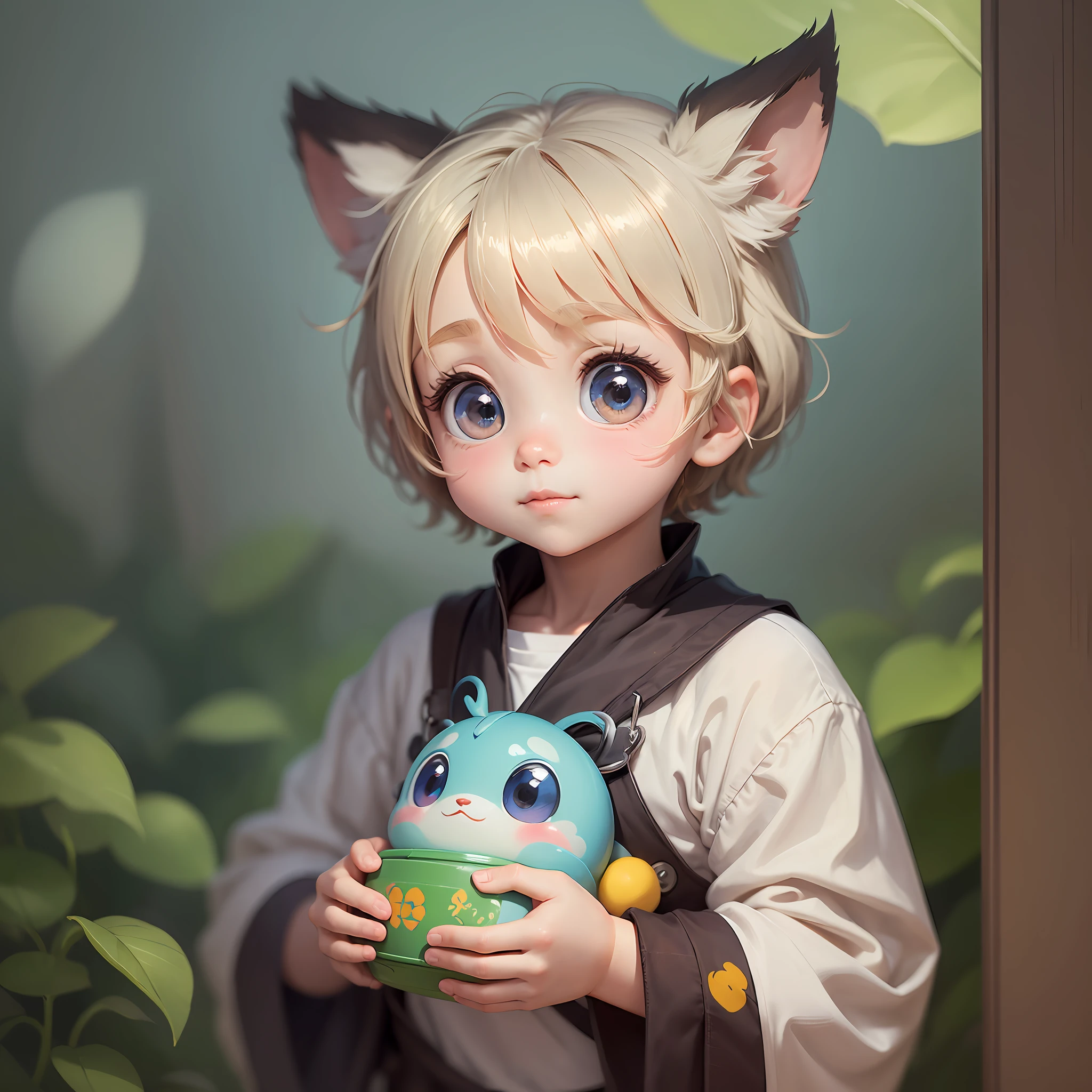 Fresh and cute avatar painting style, big eyes, add gentle boy features, hazy gentle light, slight smile. (Screen style weight +0.7, descriptive character cuteness weight +0.7, boy character feature weight +1.2) --auto --s2