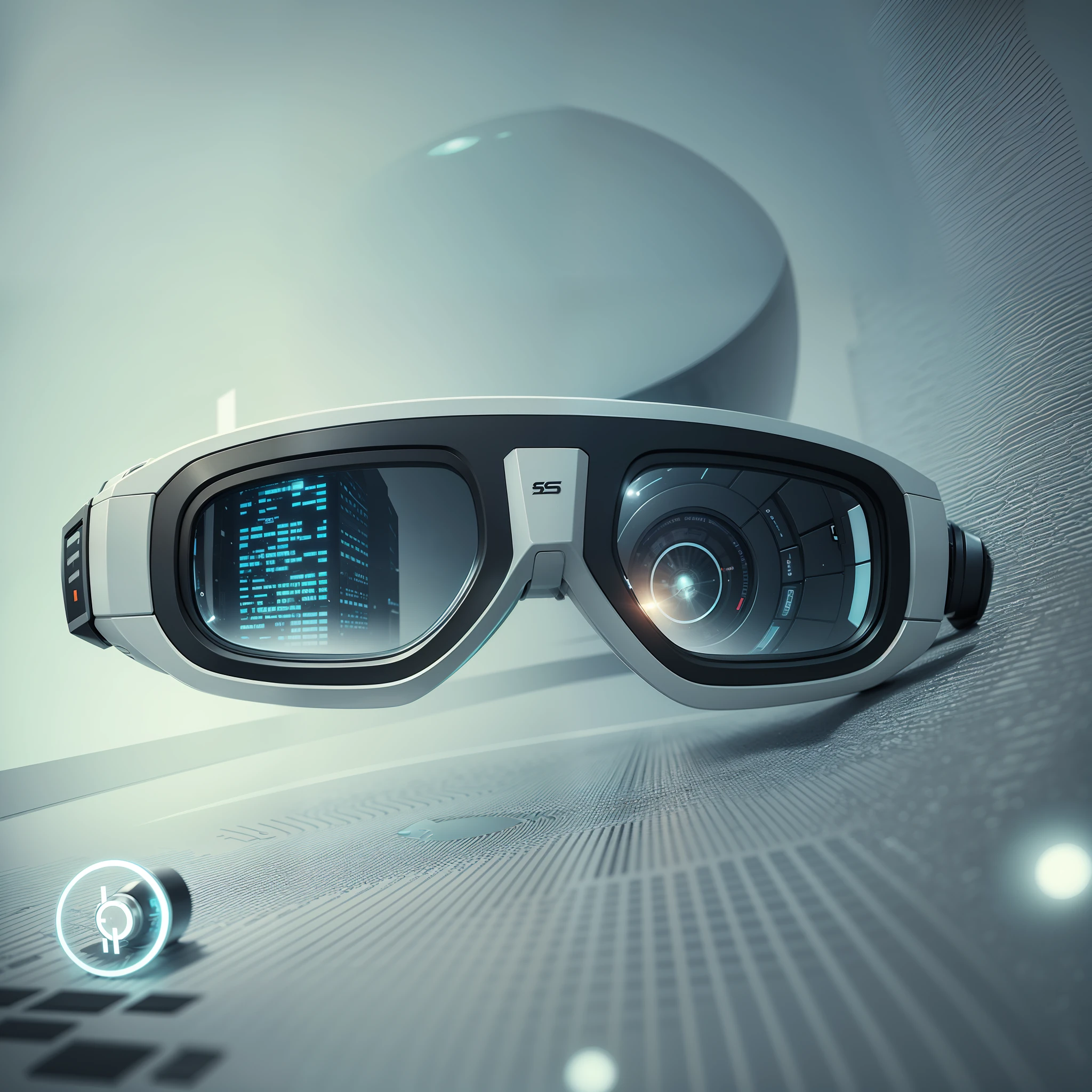 Sense of technology, futuristic style, smart glasses --auto --s2