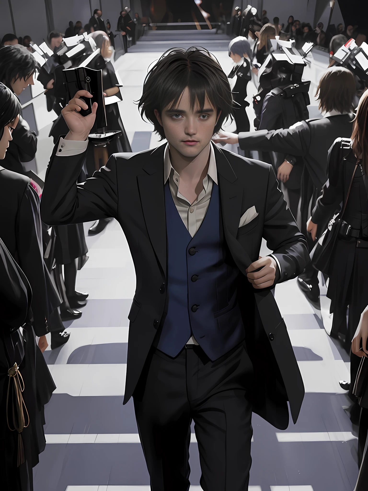 Robert Pattinson as L Lawliet: Imagine Robert Pattinson portraying the enigmatic and genius detective L Lawliet from the anime series "Death Note." With his unorthodox methods and relentless pursuit of justice, L matches wits with the mysterious Kira in a thrilling battle of intellect.