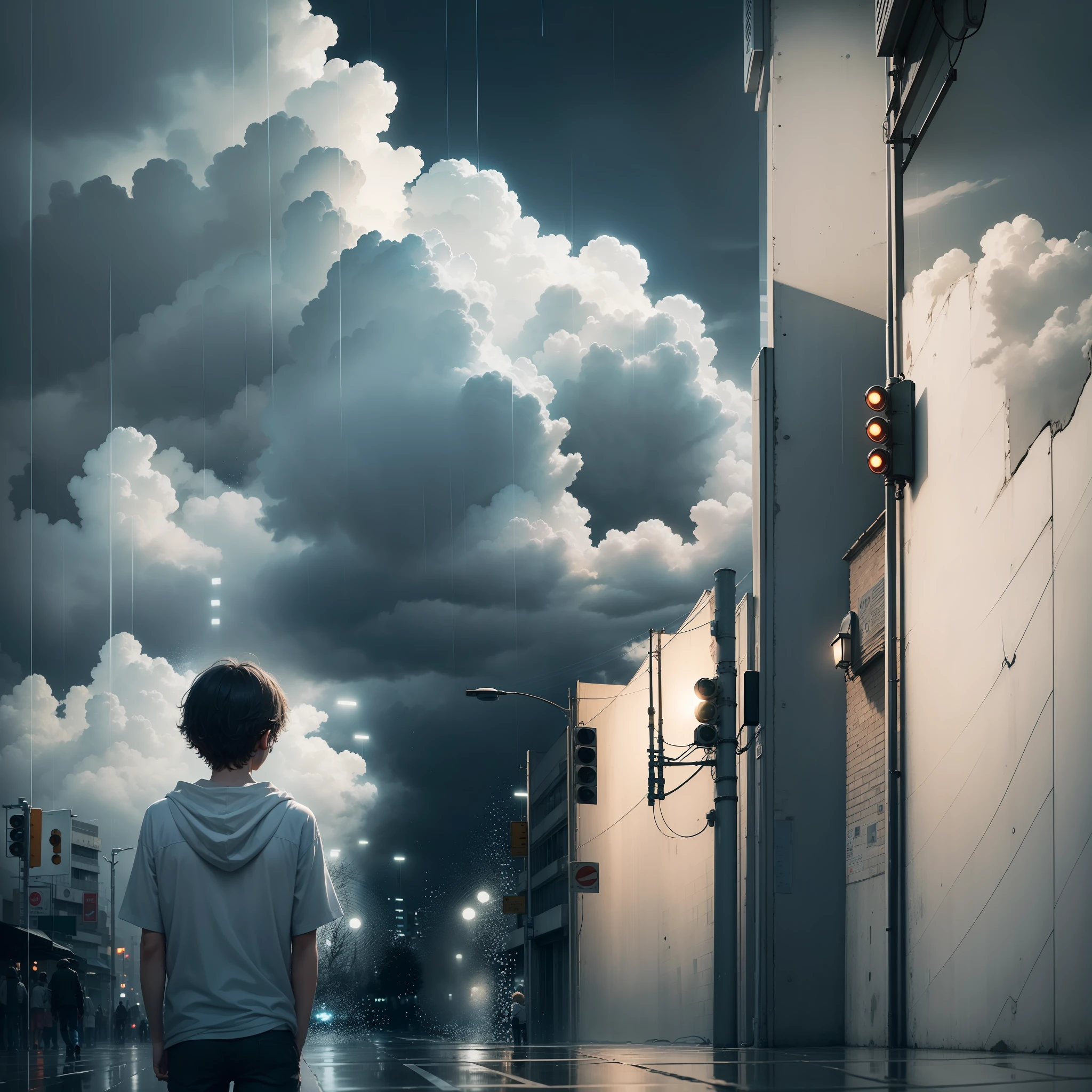 Boys with empty eyes Rain Noise in the city The road continues Light overflows through the clouds --auto --s2