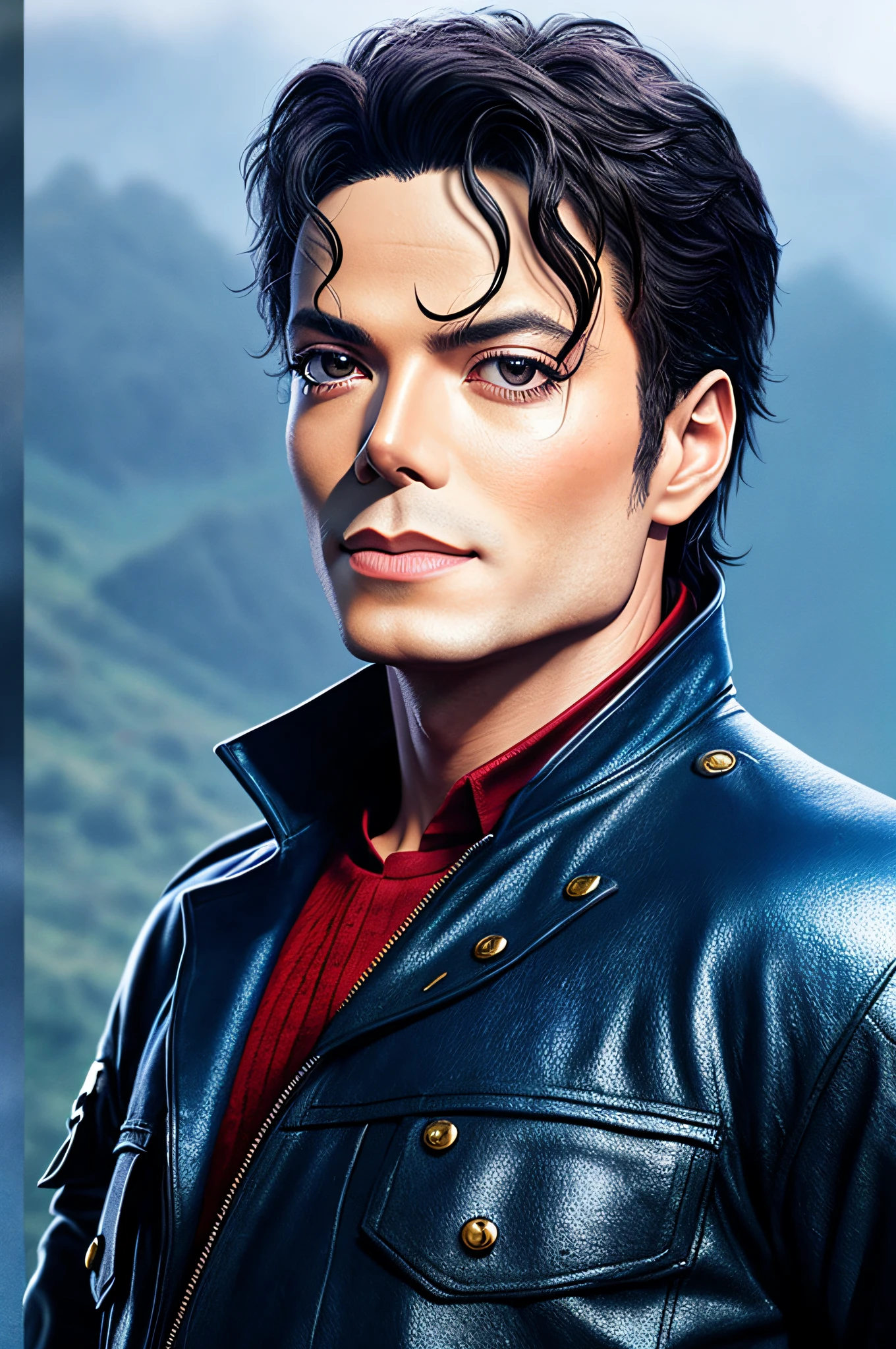 Michael Jackson como homem-aranha, Nature photography, HD photography, Beautiful landscape, Realistic and natural, Hyperrealism, Realistic lighting, Highly detailed, 8k