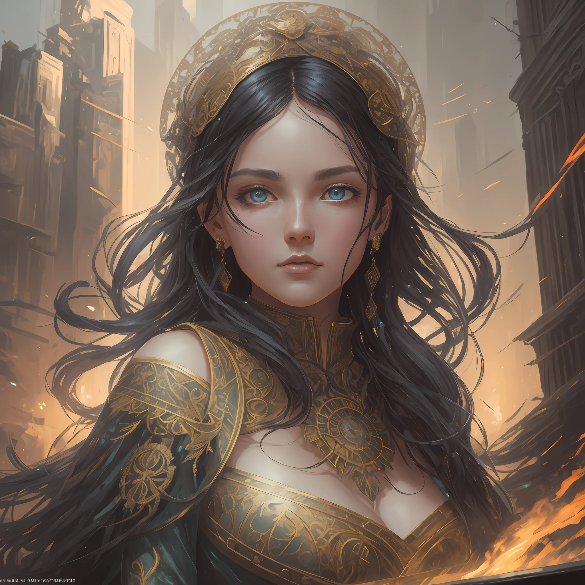 beautiful and gorgerous romantic girl with intense and beautiful eyes and with lace in nineteenth century clothing by greg rutkowski and emile vernon and artgerm, symmetrical, etheral, vintage cards background, pure, hyperrealistic, dynamic lighting, luminescent, bioluminescence, Natural Eys' intricate artwork, elegant, sharp focus, illustration, highly detailed, digital painting, concept art, romantic, muted colors, pastels, expressive, high detail, digital painting, symmetrical eyes, dynamic lighting, artstation, cinematic lighting, intricate artwork, emitting diodes, smoke, artillery, sparks, racks, system unit, motherboard, 4 k resolution blade runner, sharp focus, by rutkowski repin artstation, trending on artstation, highly detailed, sharp focus, emitting diodes, smoke, artillery, sparks, racks, system unit, motherboard, by pascal blanche rutkowski repin artstation hyperrealism painting concept art of detailed character design matte painting, 4 k resolution blade runner, outer space, vanishing point, super highway, high speed, digital render, digital painting, beeple, noah bradley, cyril roland, ross tran, trending on artstation --auto --s2