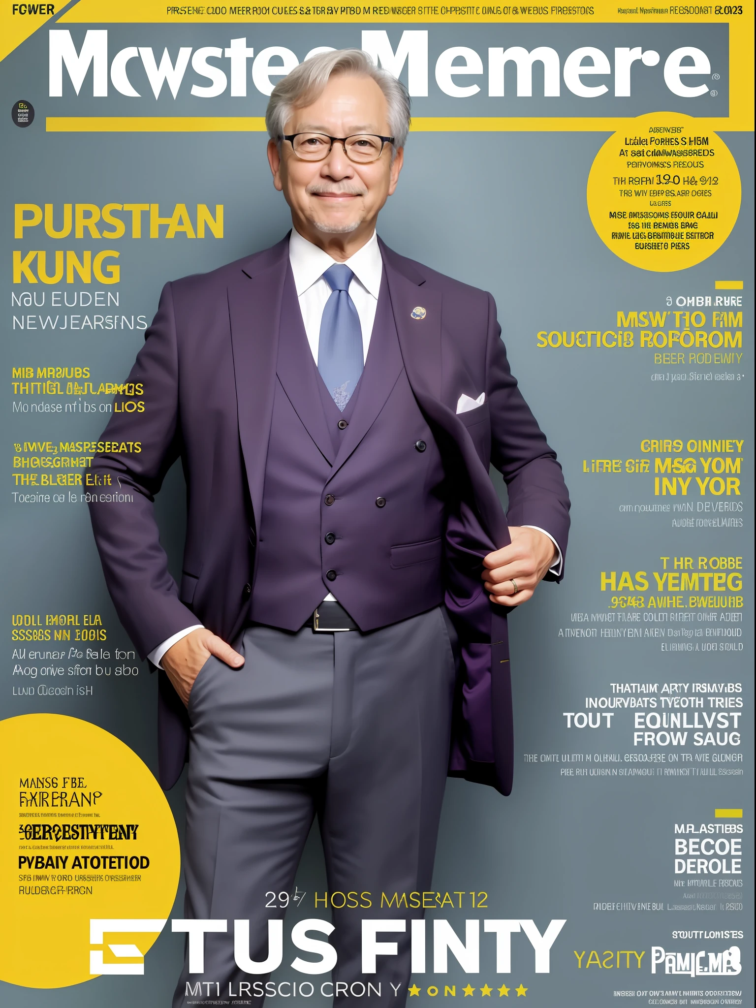 1gentleman,middle age, masterpiece, high quality, looking at viewer,
,fullbody,
(NEWS Week magazine cover)