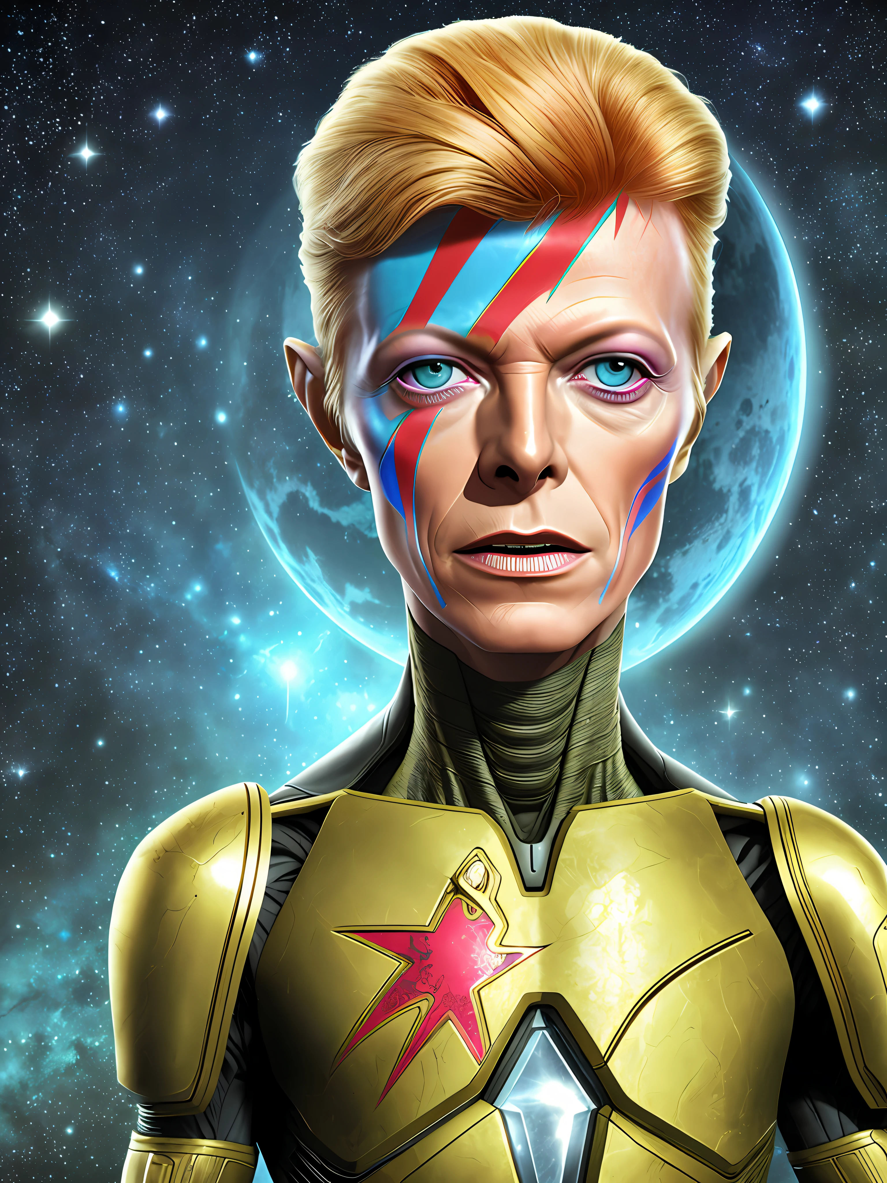 4k alien image David Bowie