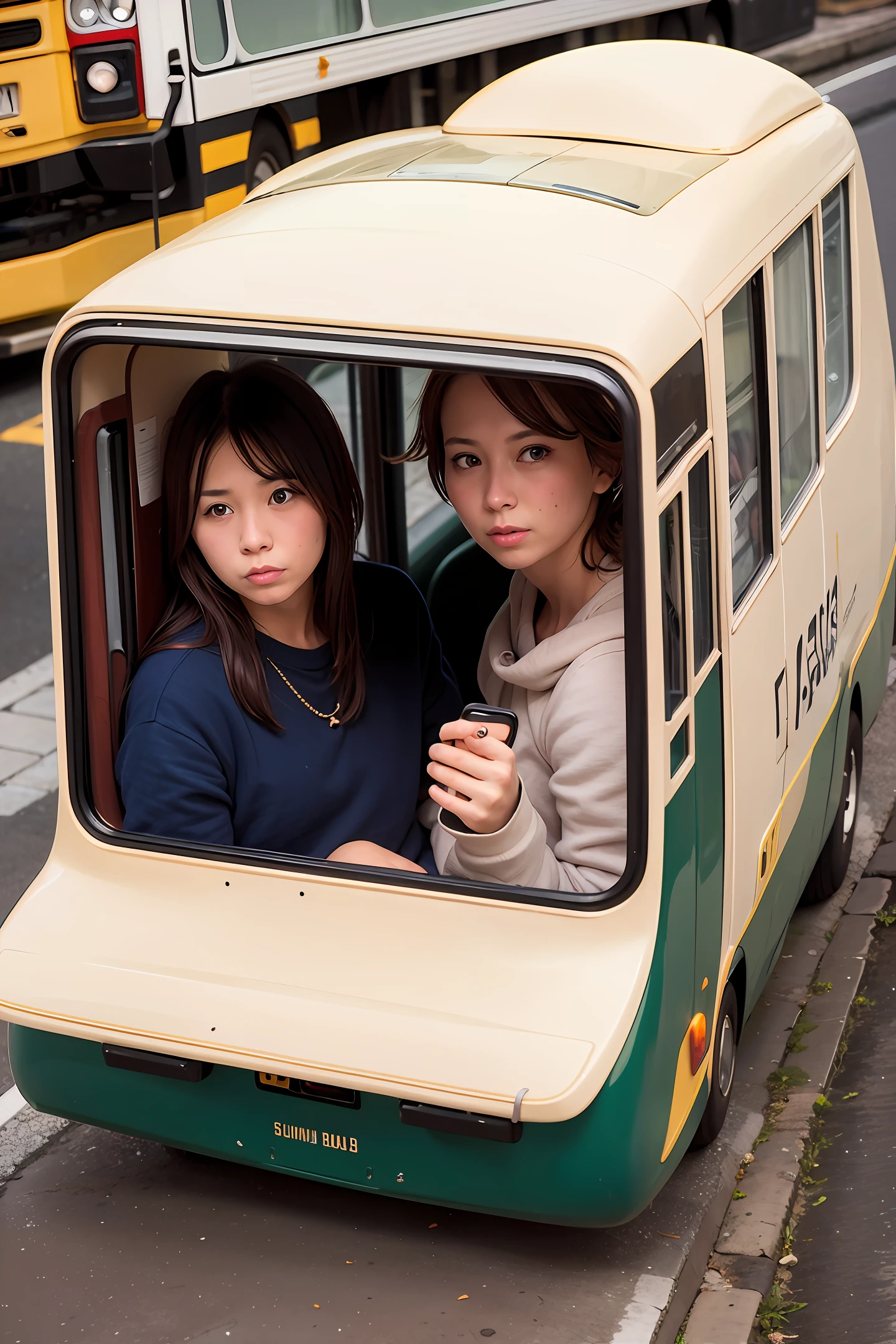 Lori, small, fair skin, single eyelids, bus.