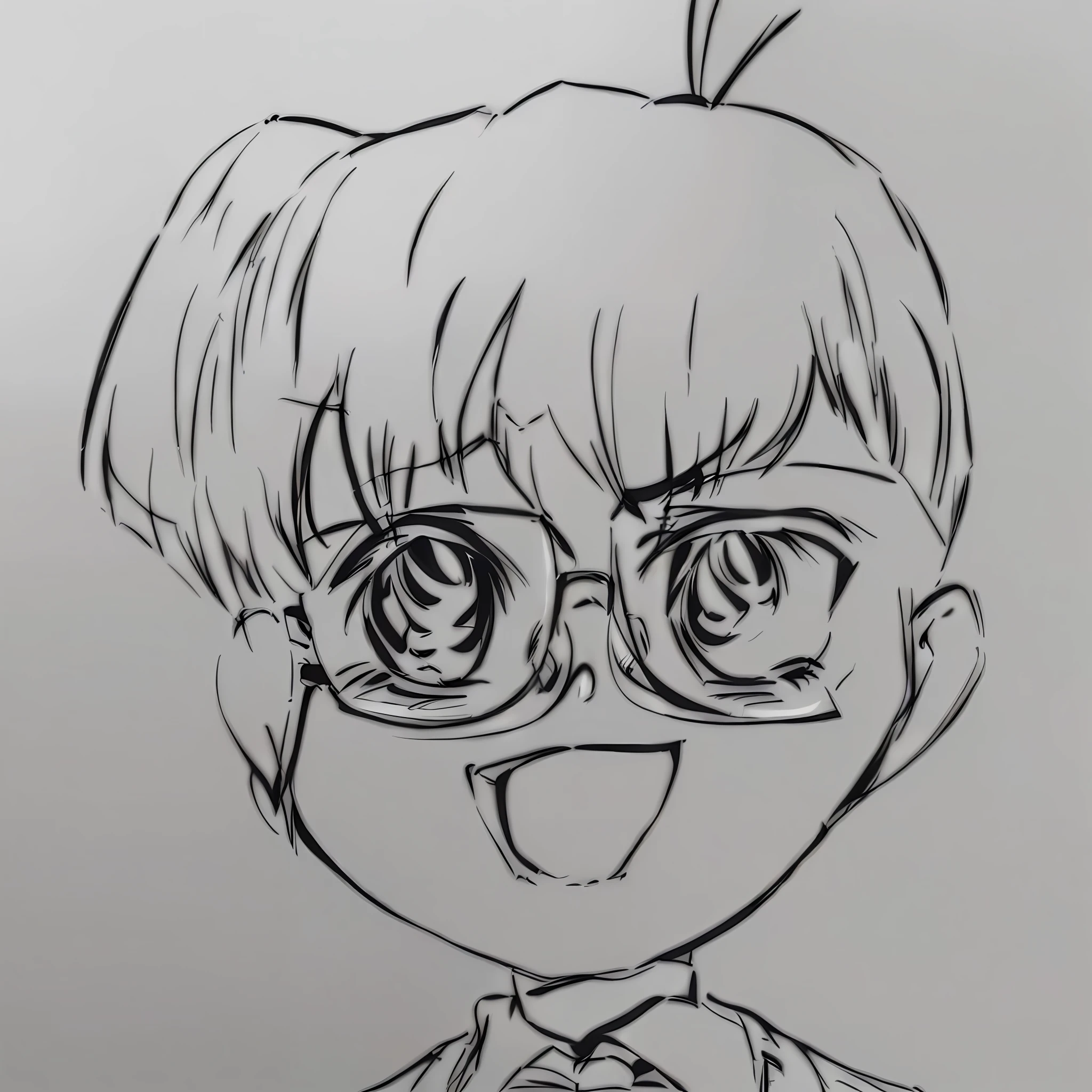 a drawing of a girl with glasses and a bow tie, as an anime character, inspired by Un'ichi Hiratsuka, character portrait of me, inspired by Junpei Satoh, inspired by Rumiko Takahashi, inspired by Matsumura Goshun, inspired by Ryuzaburo Umehara, inspired by Tsuchiya Koitsu