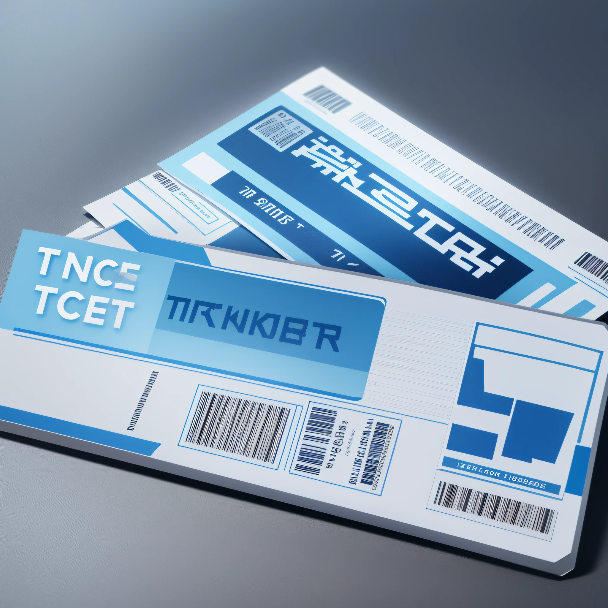 The ticket design needs to have the word "one-day ticket", with the meaning of speed, the color is mainly blue and white, and the style is modern and simple --auto --s2