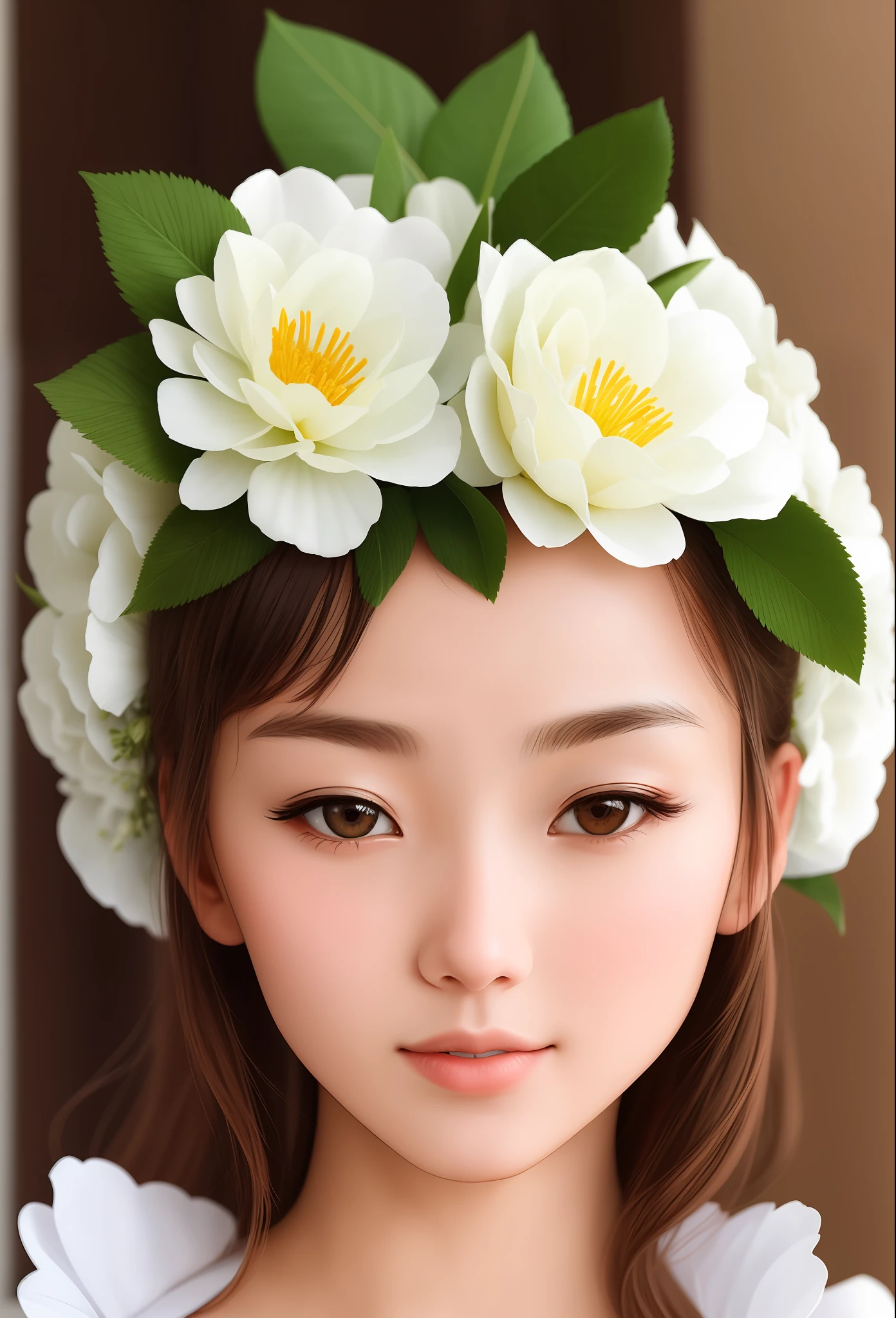 The 23-year-old pure school flower has delicate facial features and detailed body expressions.