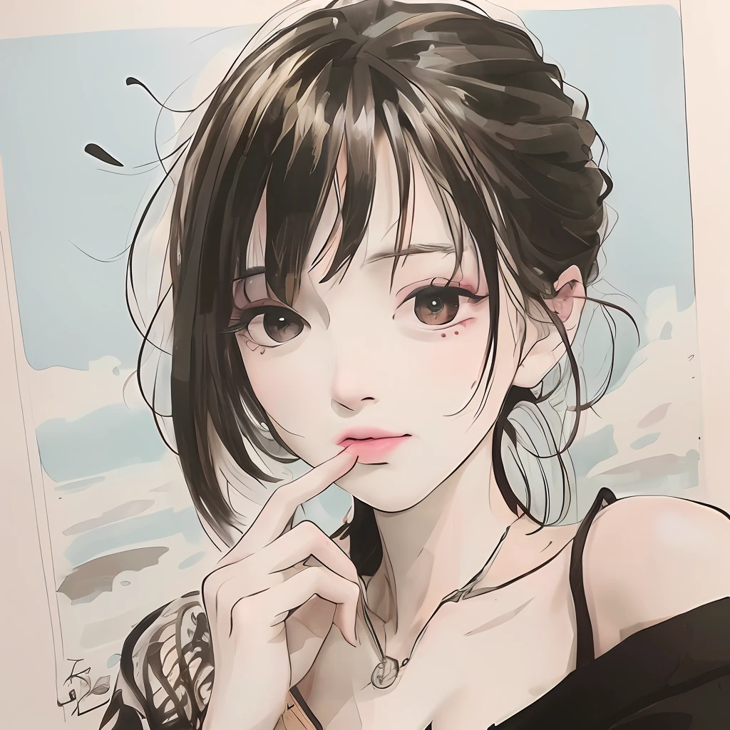 Draw a beauty