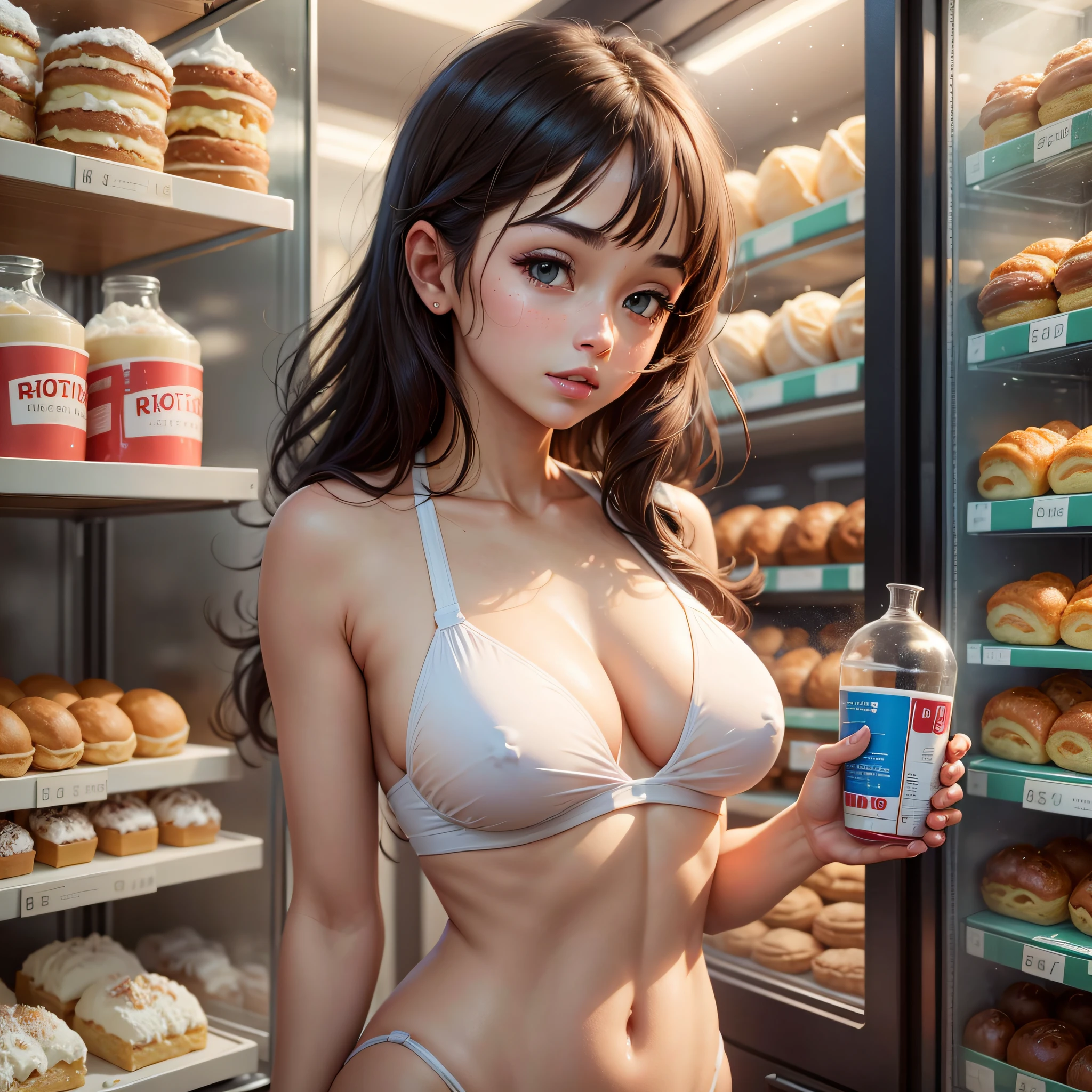 Girl, simulation, bakery, swimsuit, resolution 3840*2160 --auto --s2