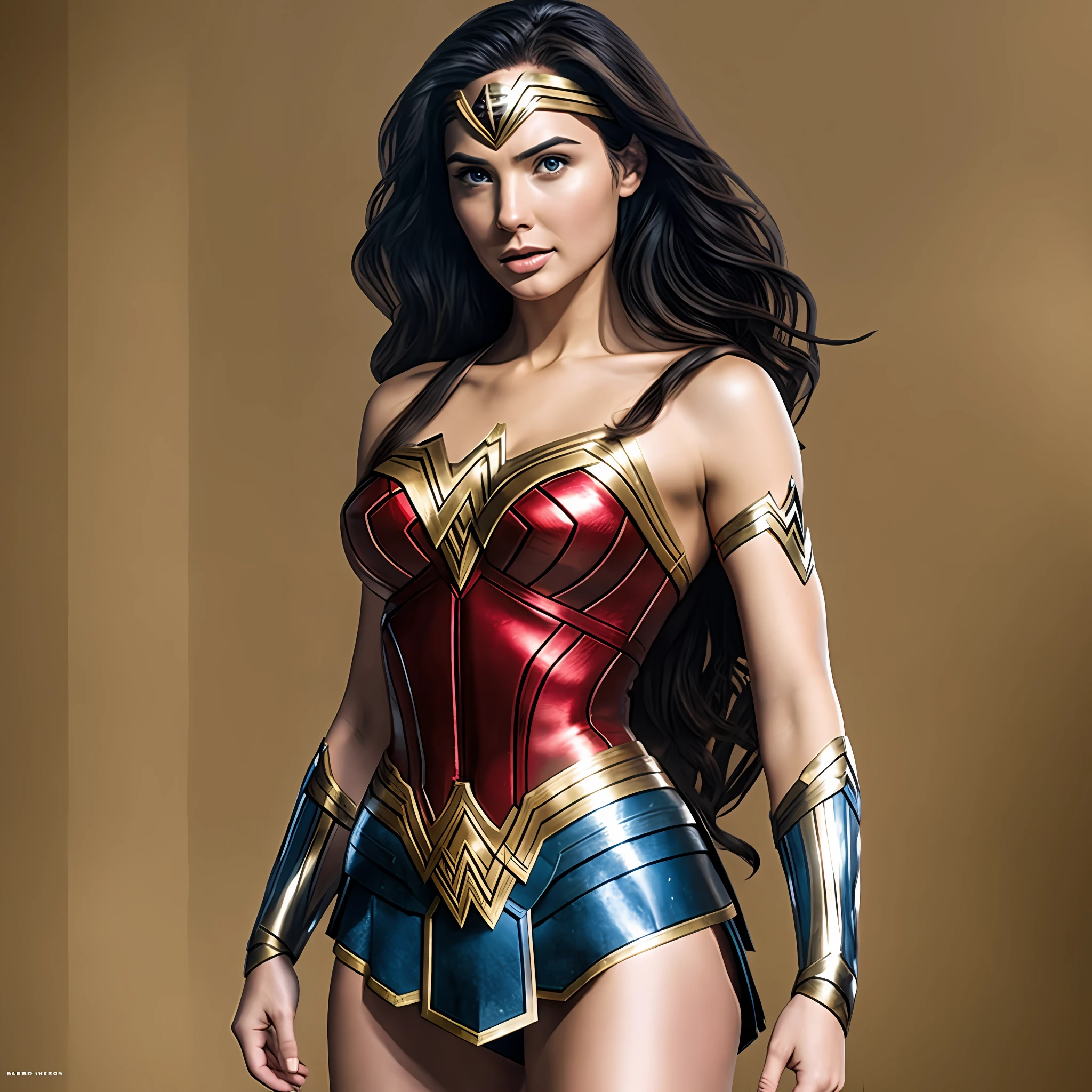 Wonder Woman was undressed