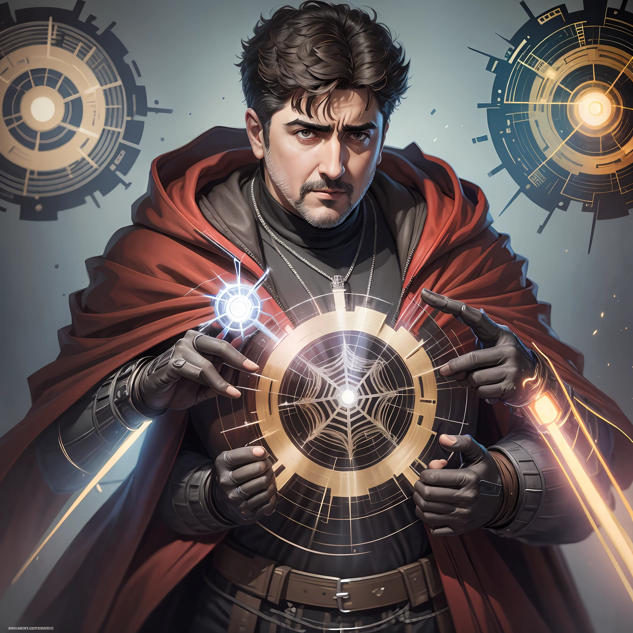 Alfred Molina, Spider-Man, Nanotechnology, Heavy, Arc Reactor, Brown Cloak, Gloves, Web Shooter, Doctor Octopus, Masterpiece, Top Quality