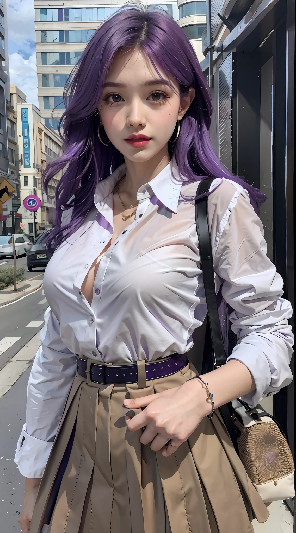 purple hair