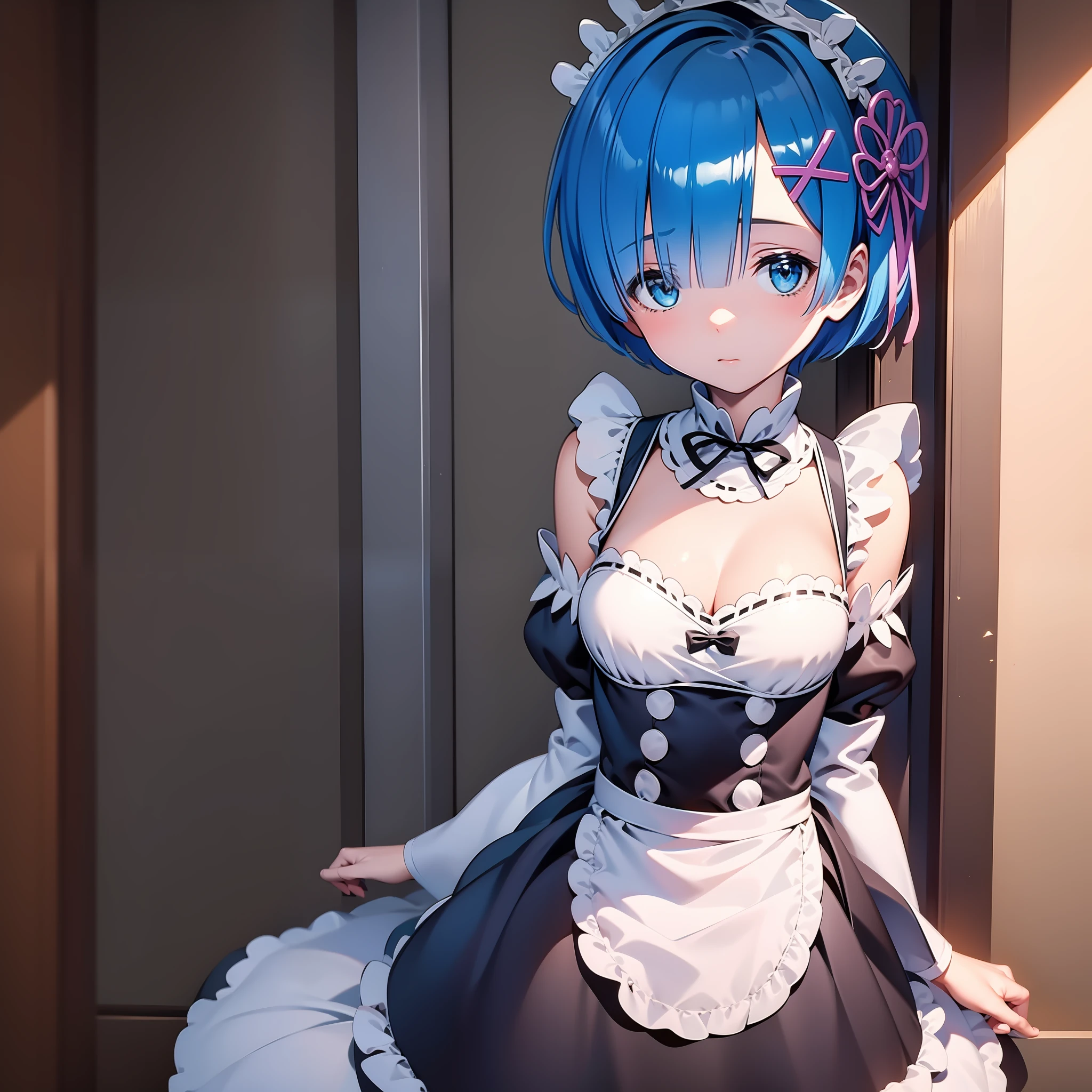 Maid outfit Rem 4k